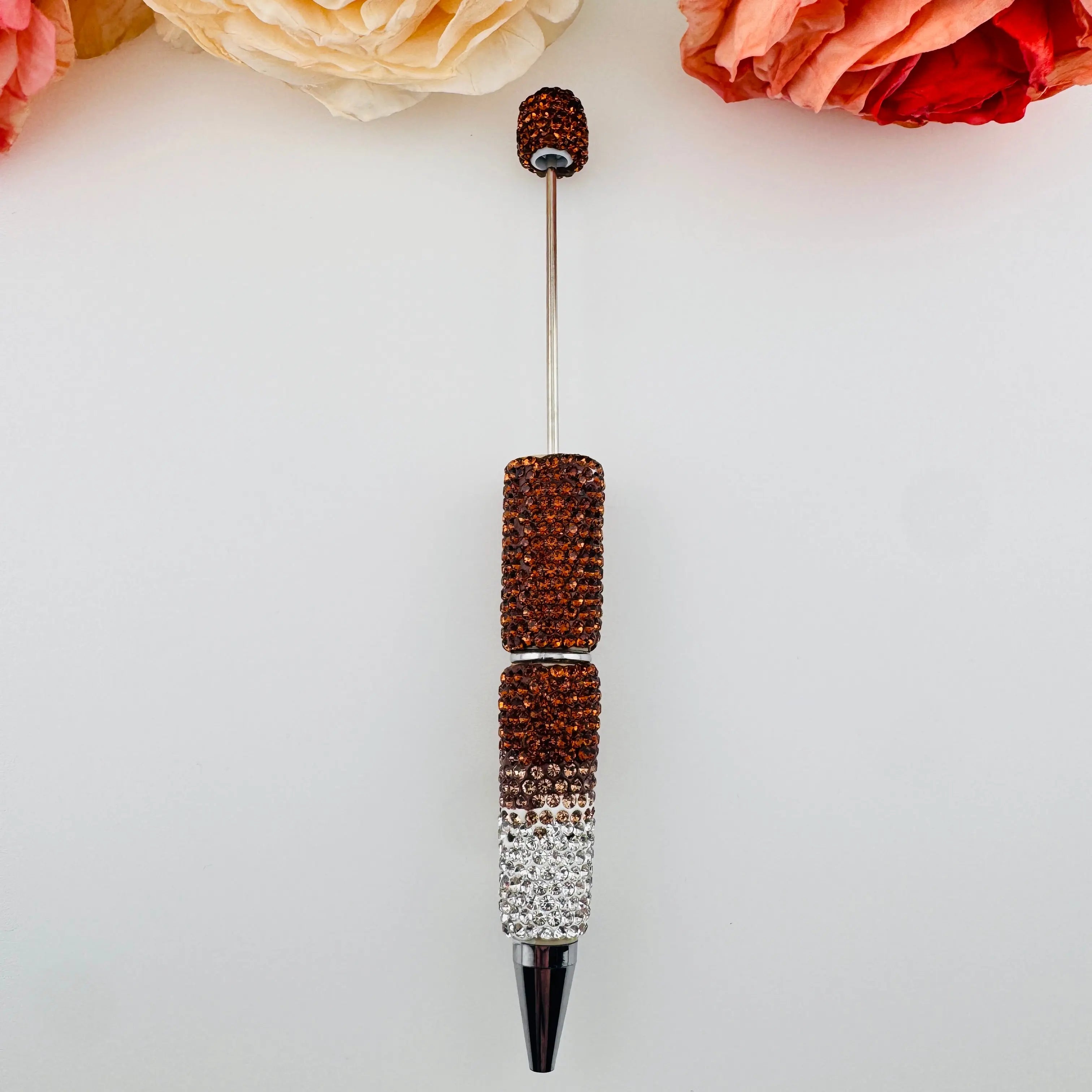 FS18249-Gradient Color Rhinestone Pen Zoe DIY Wholesale