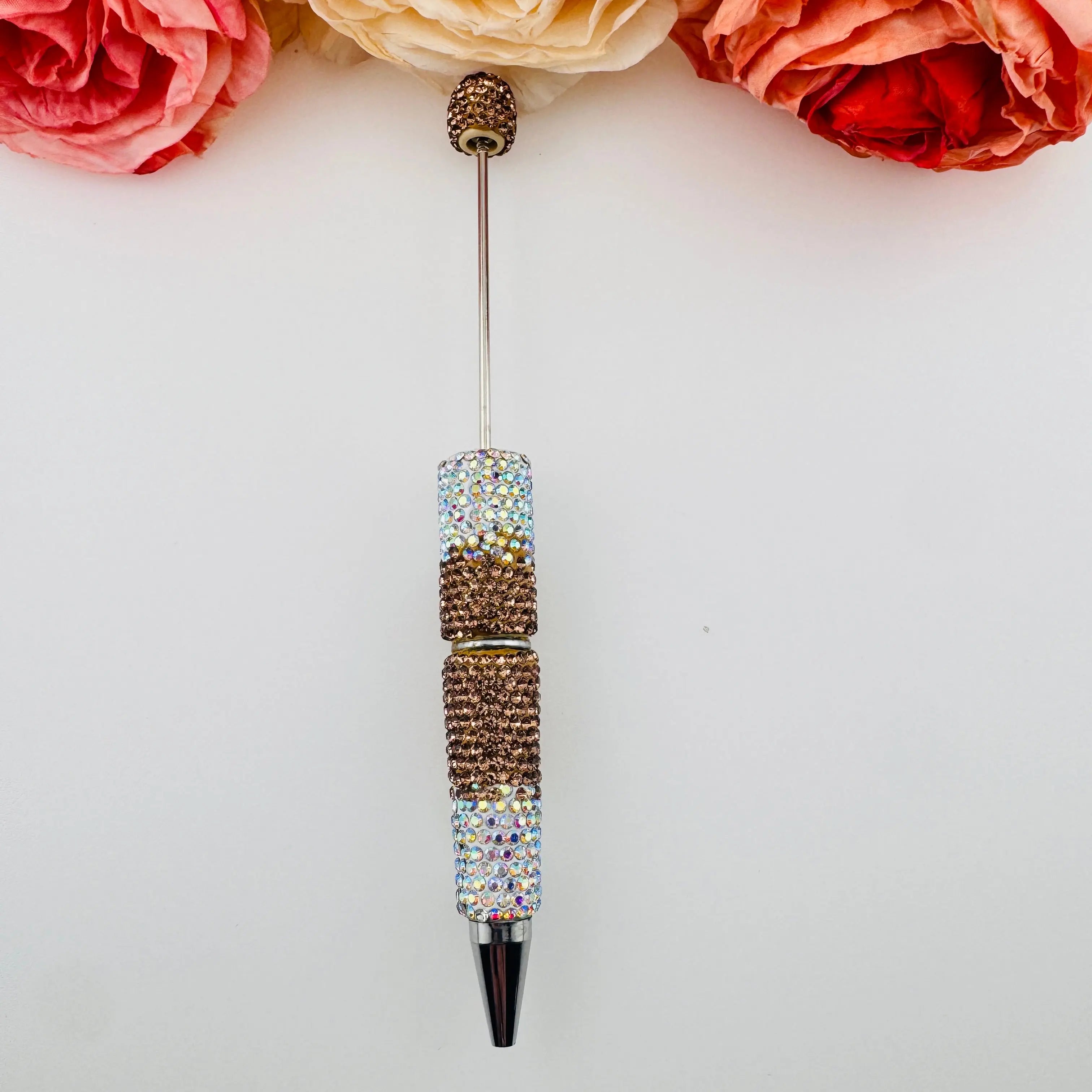 FS18249-Gradient Color Rhinestone Pen Zoe DIY Wholesale