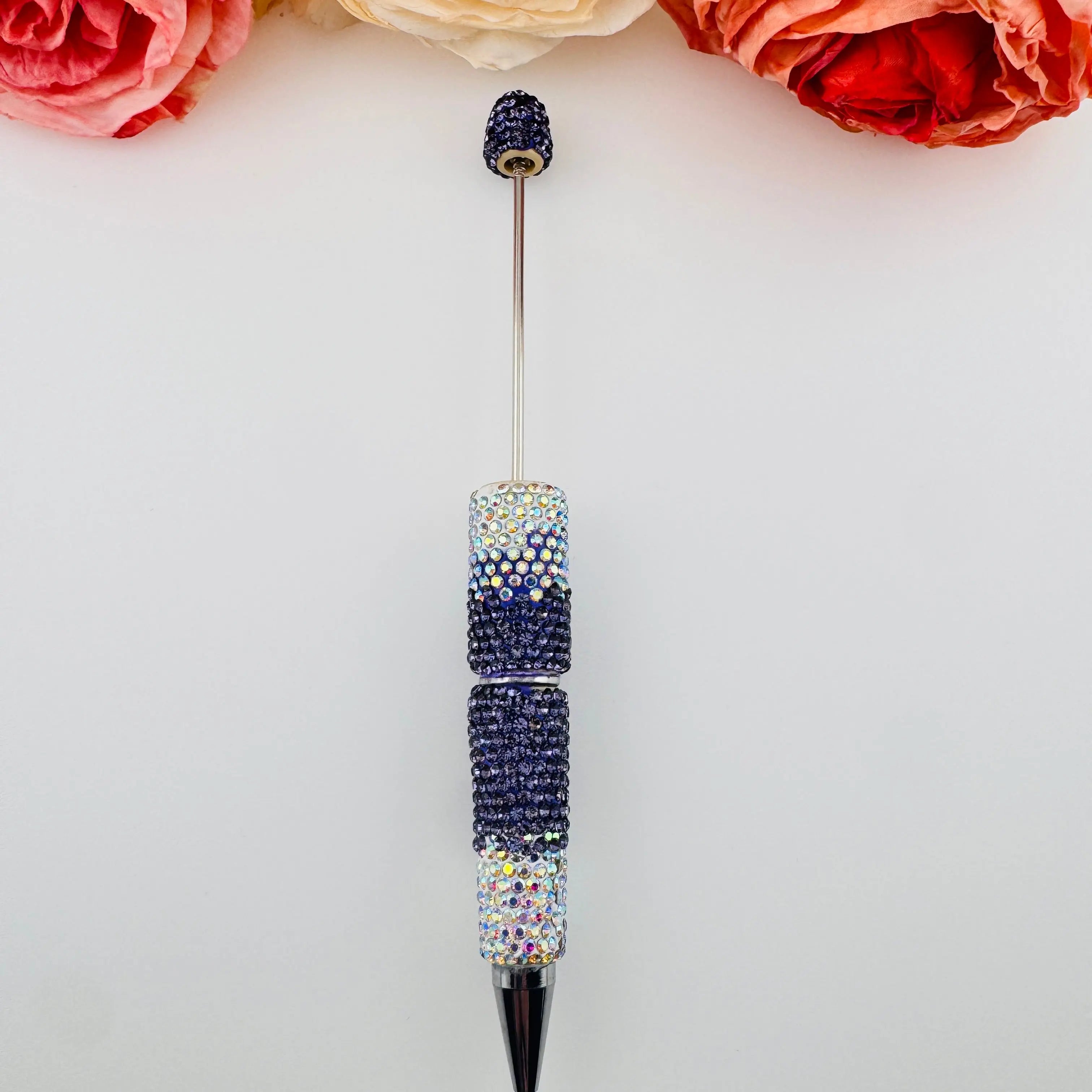 FS18249-Gradient Color Rhinestone Pen Zoe DIY Wholesale