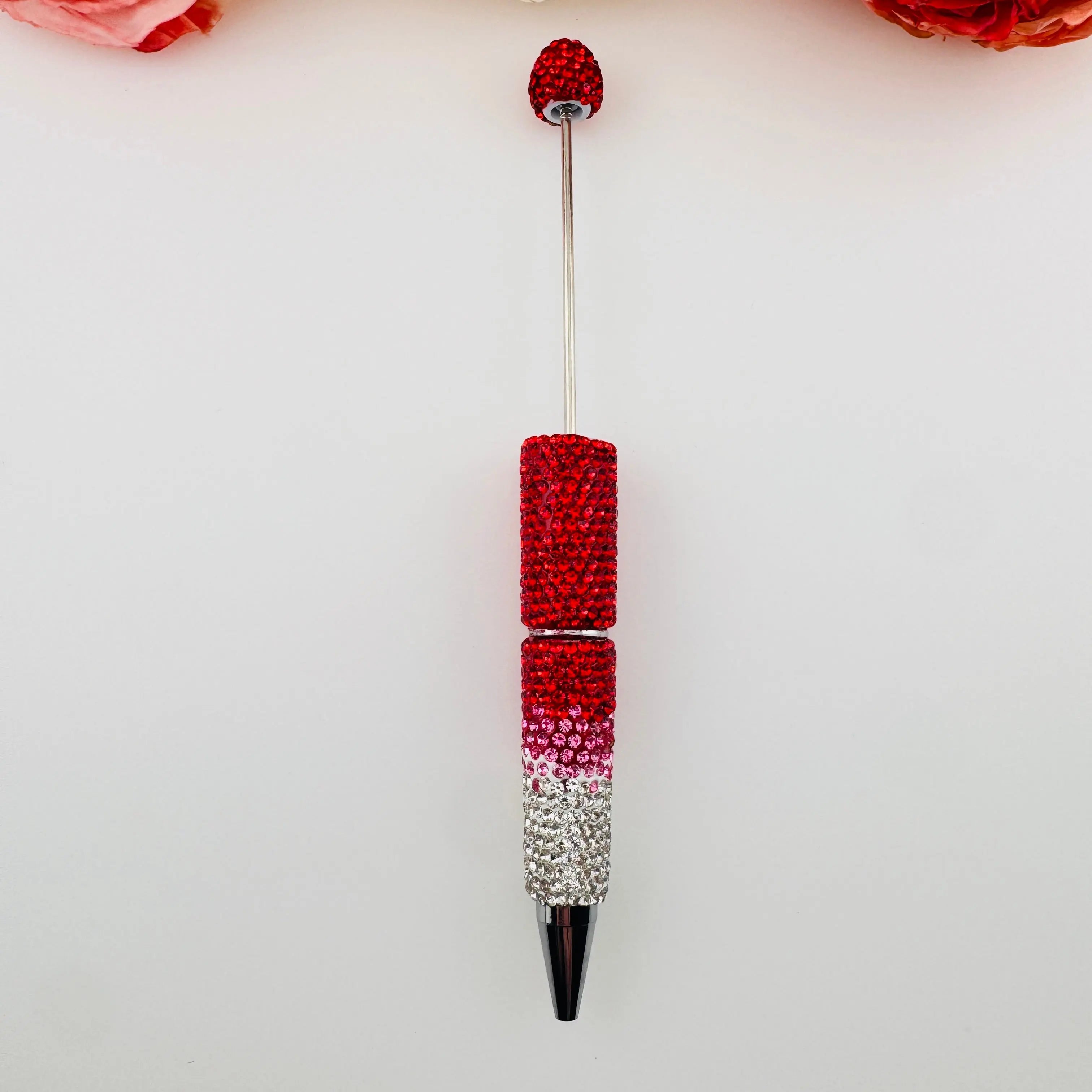FS18249-Gradient Color Rhinestone Pen Zoe DIY Wholesale