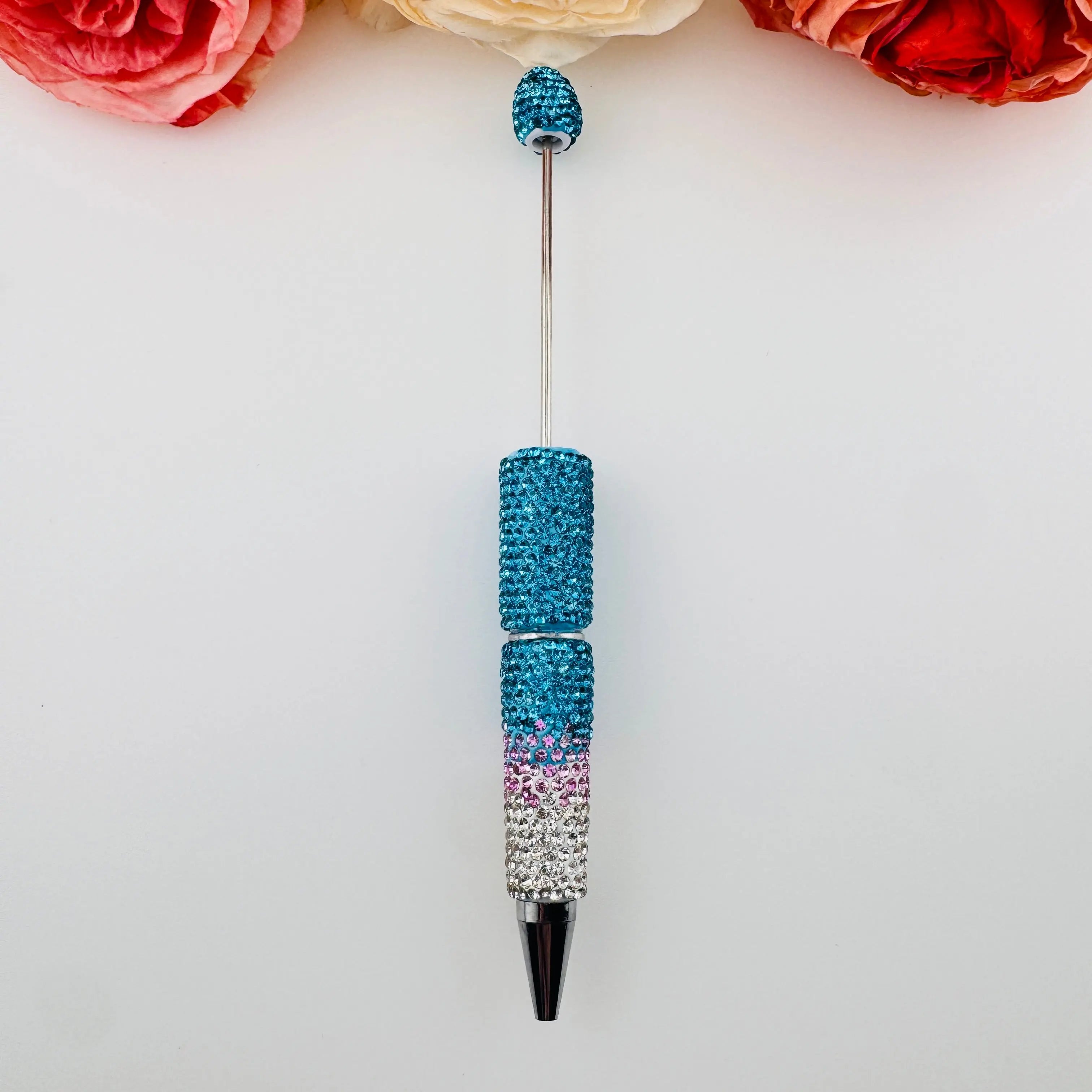 FS18249-Gradient Color Rhinestone Pen Zoe DIY Wholesale
