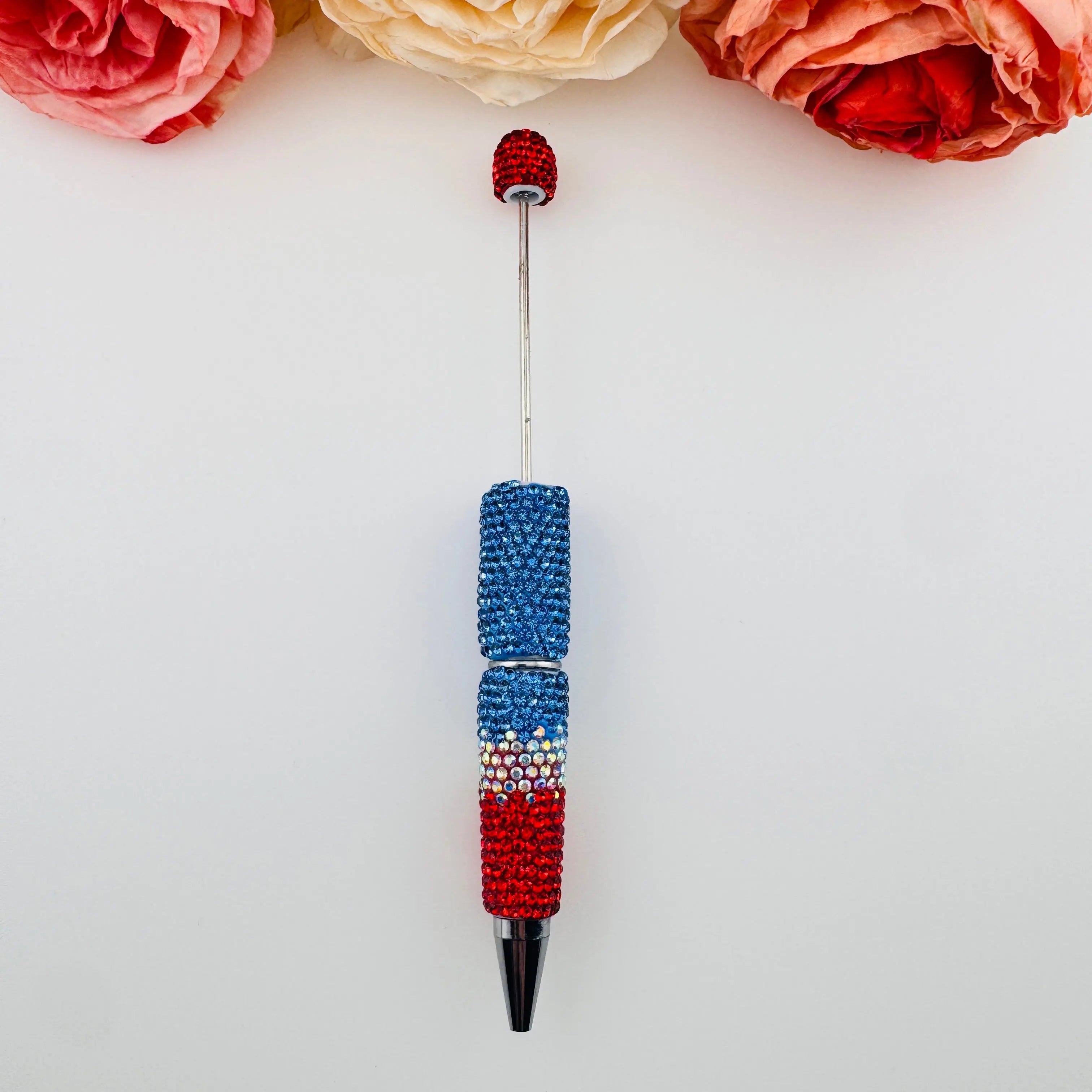 FS18249-Gradient Color Rhinestone Pen Zoe DIY Wholesale