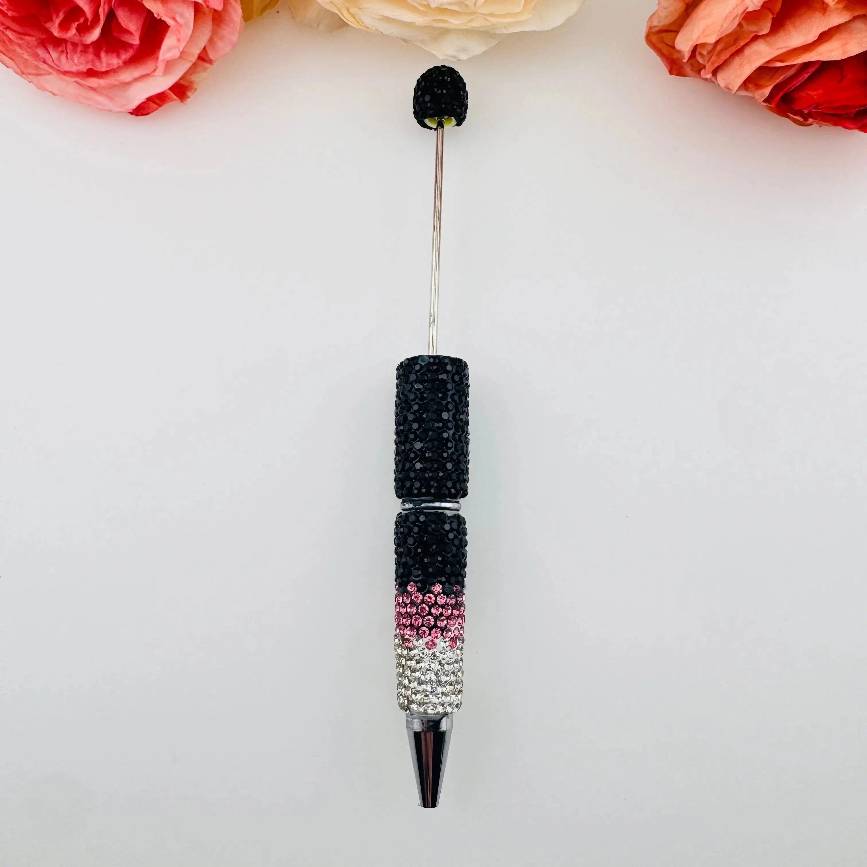 FS18249-Gradient Color Rhinestone Pen Zoe DIY Wholesale