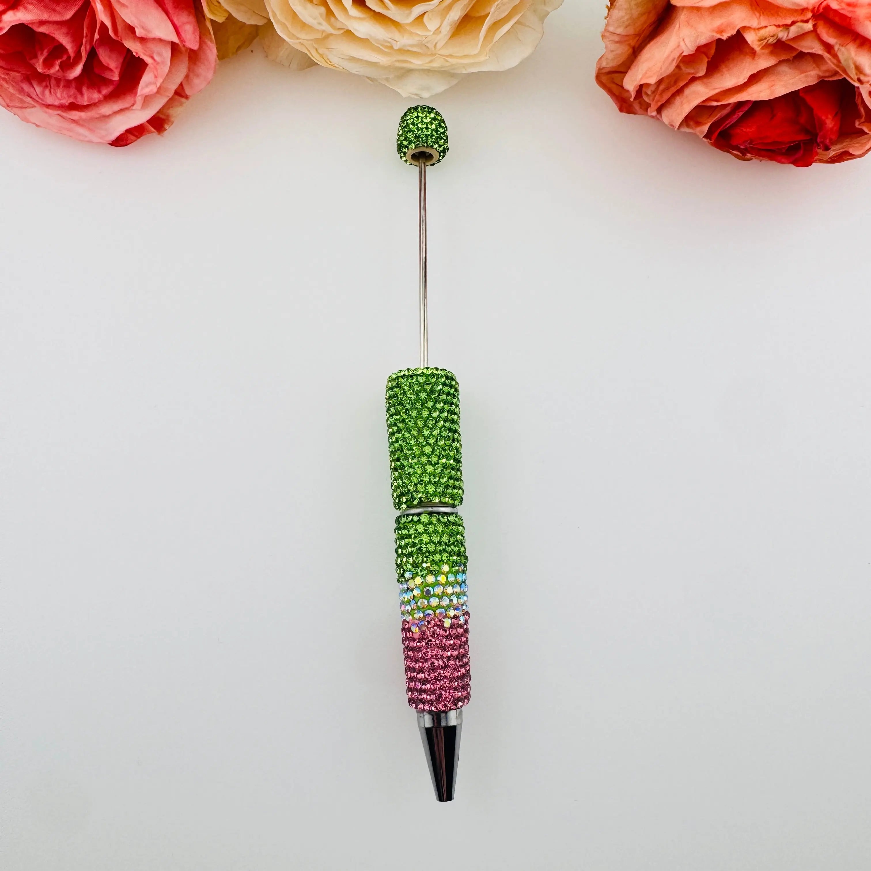 FS18249-Gradient Color Rhinestone Pen Zoe DIY Wholesale