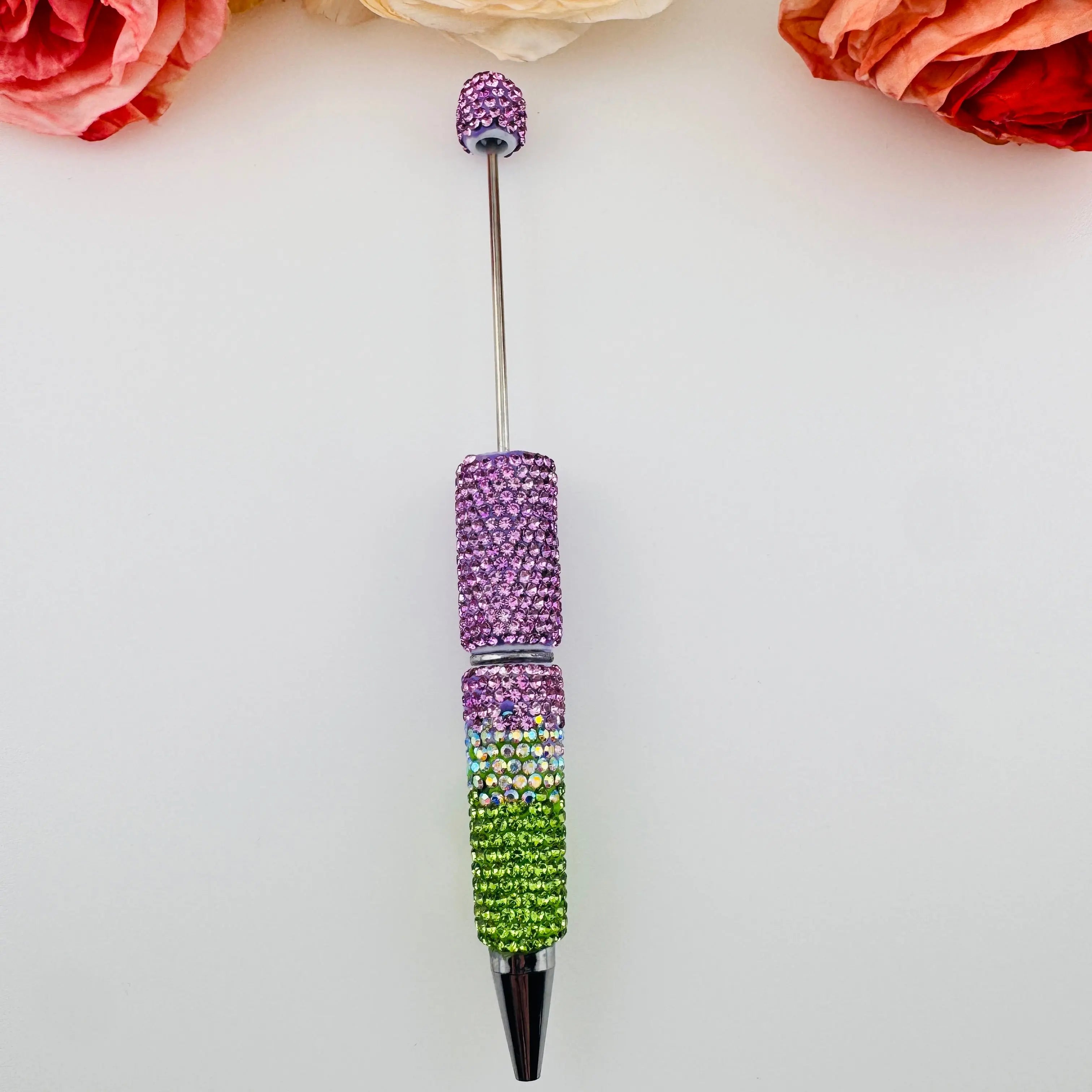 FS18249-Gradient Color Rhinestone Pen Zoe DIY Wholesale