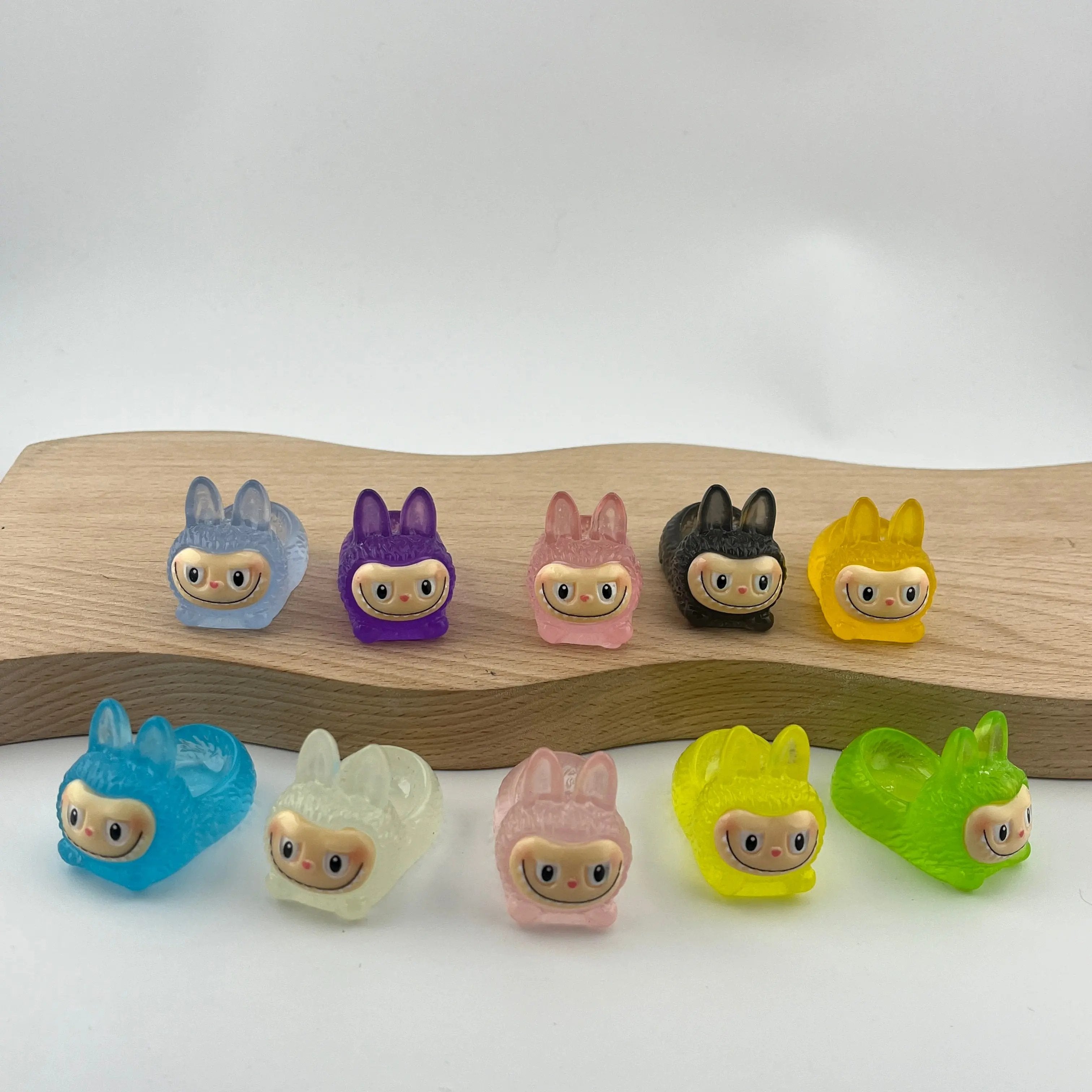 FS1829-Glowing Labubu Shoes Resin Beads Fit For Beadable Pens Zoe's DIY Shop