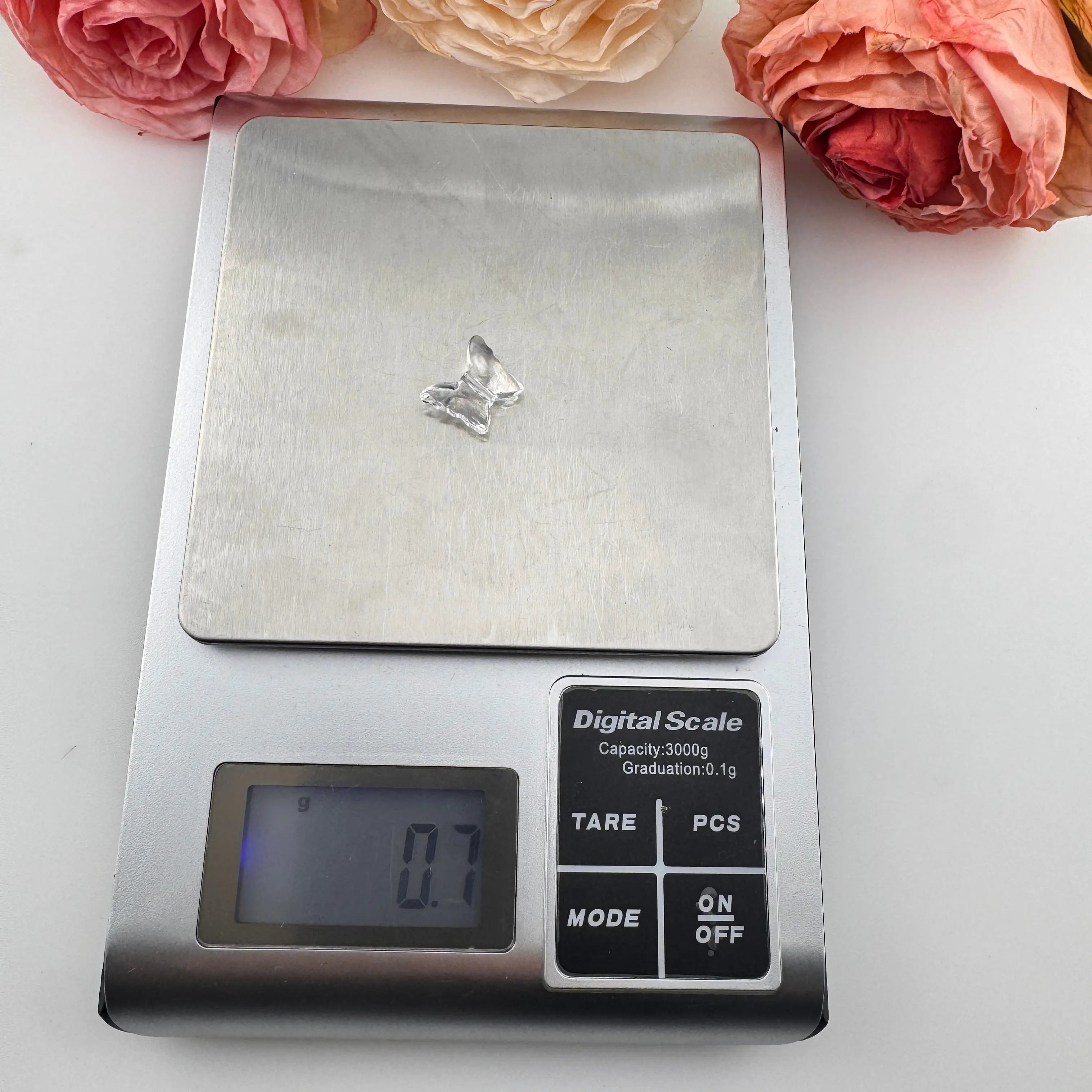 FS18367-About 13×15mm Butterfly Acrylic Based Beads (Hole Not For Pen) Zoe DIY Wholesale