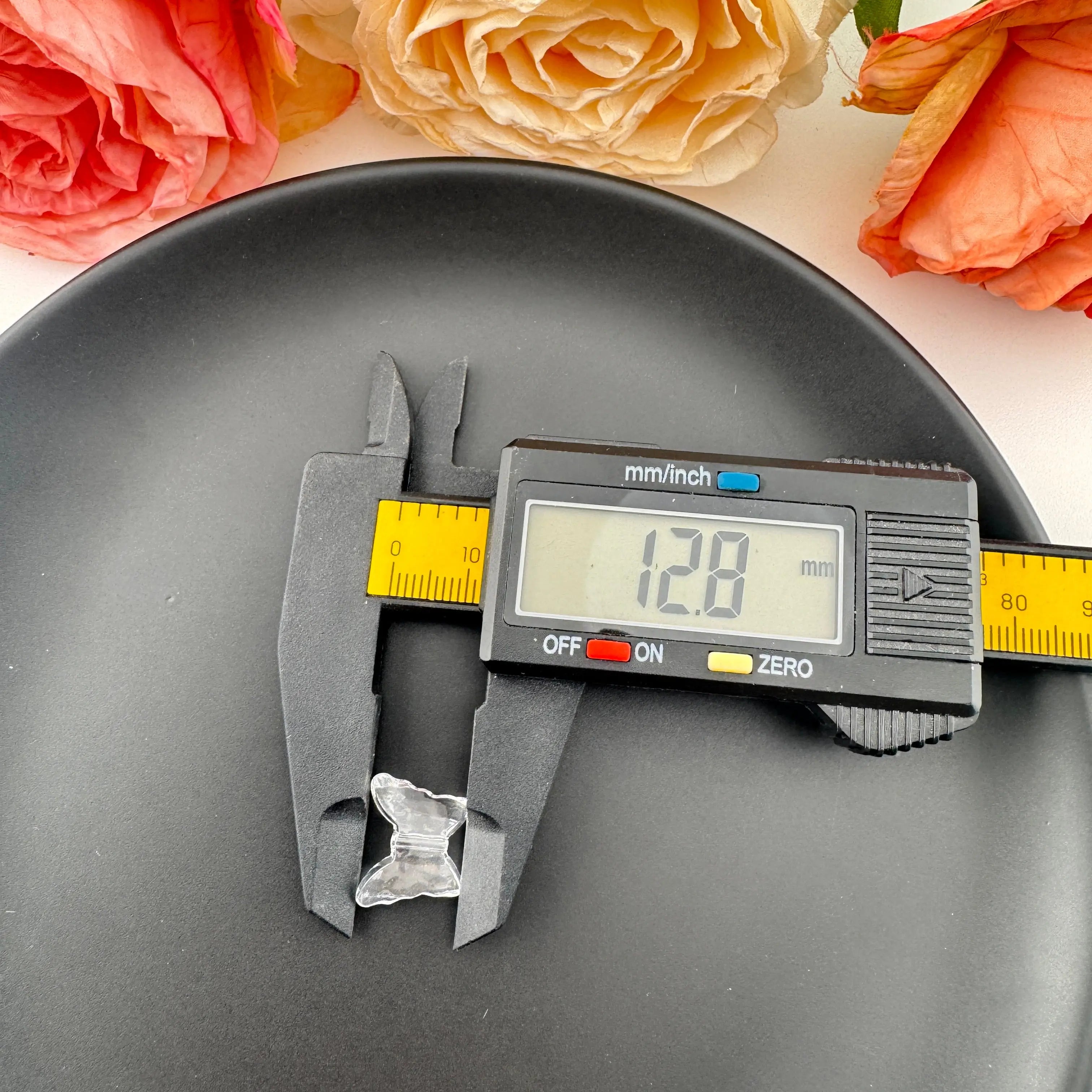 FS18367-About 13×15mm Butterfly Acrylic Based Beads (Hole Not For Pen) Zoe DIY Wholesale