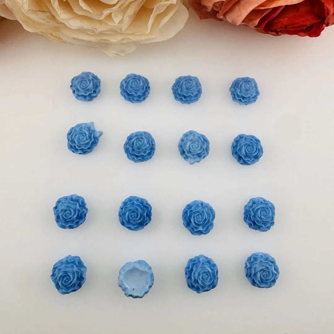 FS18380-About 12mm Soft Luminous Flower Nail Charms Zoe DIY Wholesale