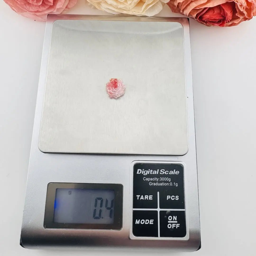 FS18381-About 13mm Soft Flower Nail Charms Zoe DIY Wholesale