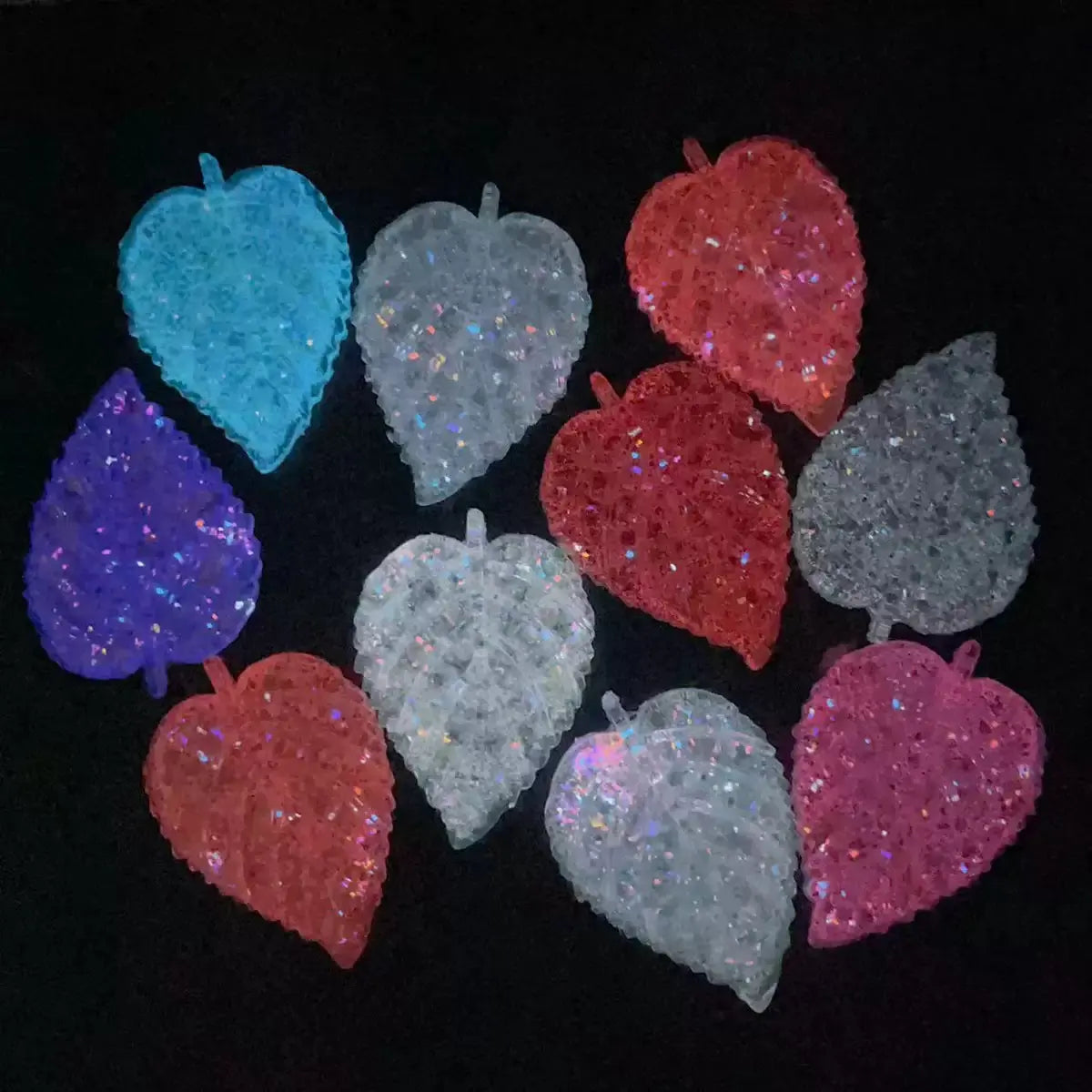 FS18510-About 60*44mm Leaflets Resin Charms Zoe DIY Wholesale