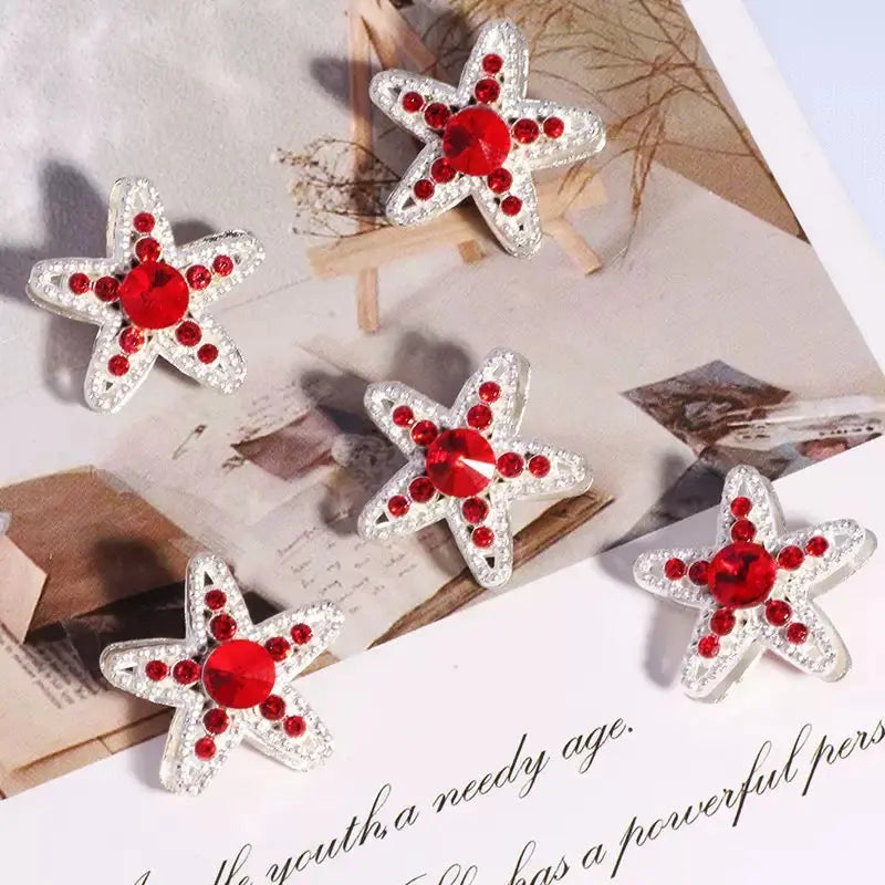 FS18683-About 20×21×13mm Star Alloy Metal Beads Zoe DIY Wholesale