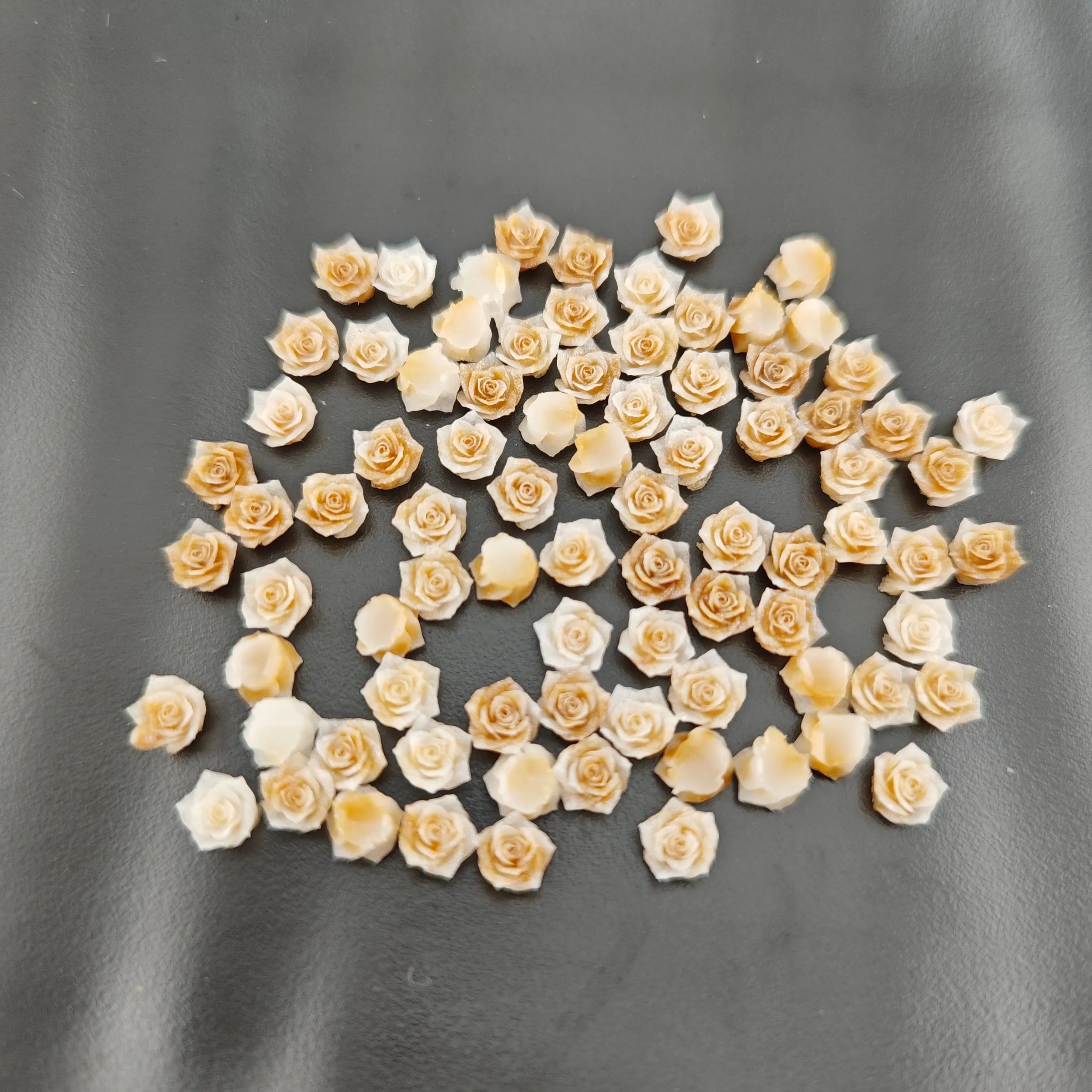 FS18961-About 6mm Flower Nail Charms Zoe DIY Wholesale