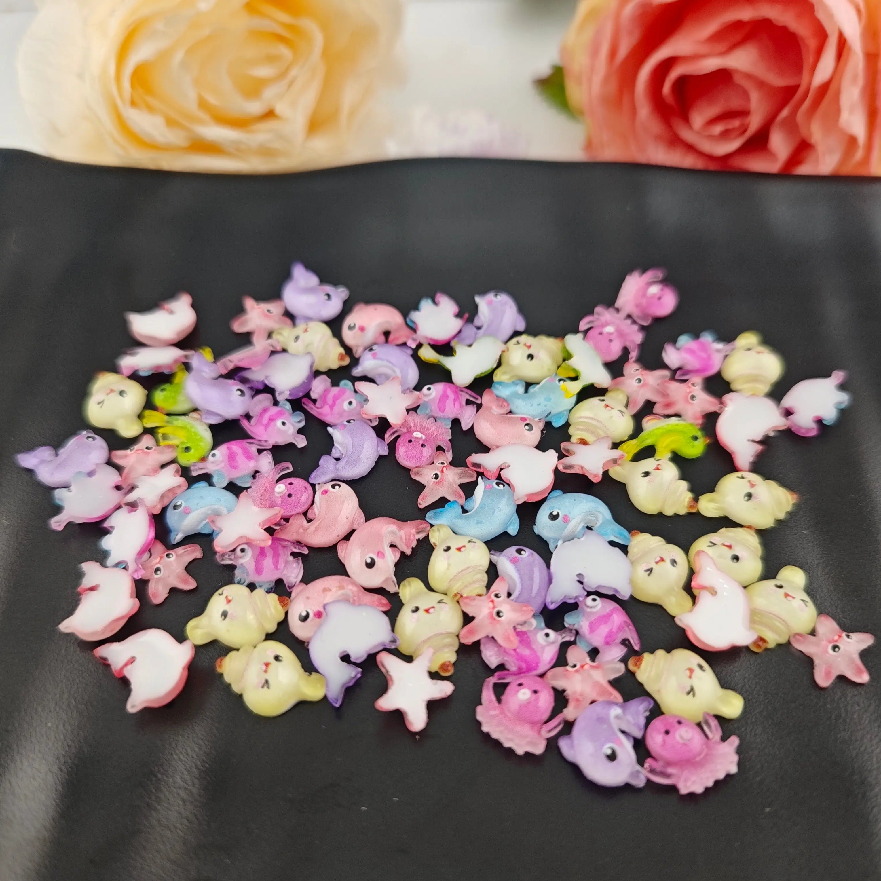 FS18965-Marine Animal Nail Charms Zoe DIY Wholesale
