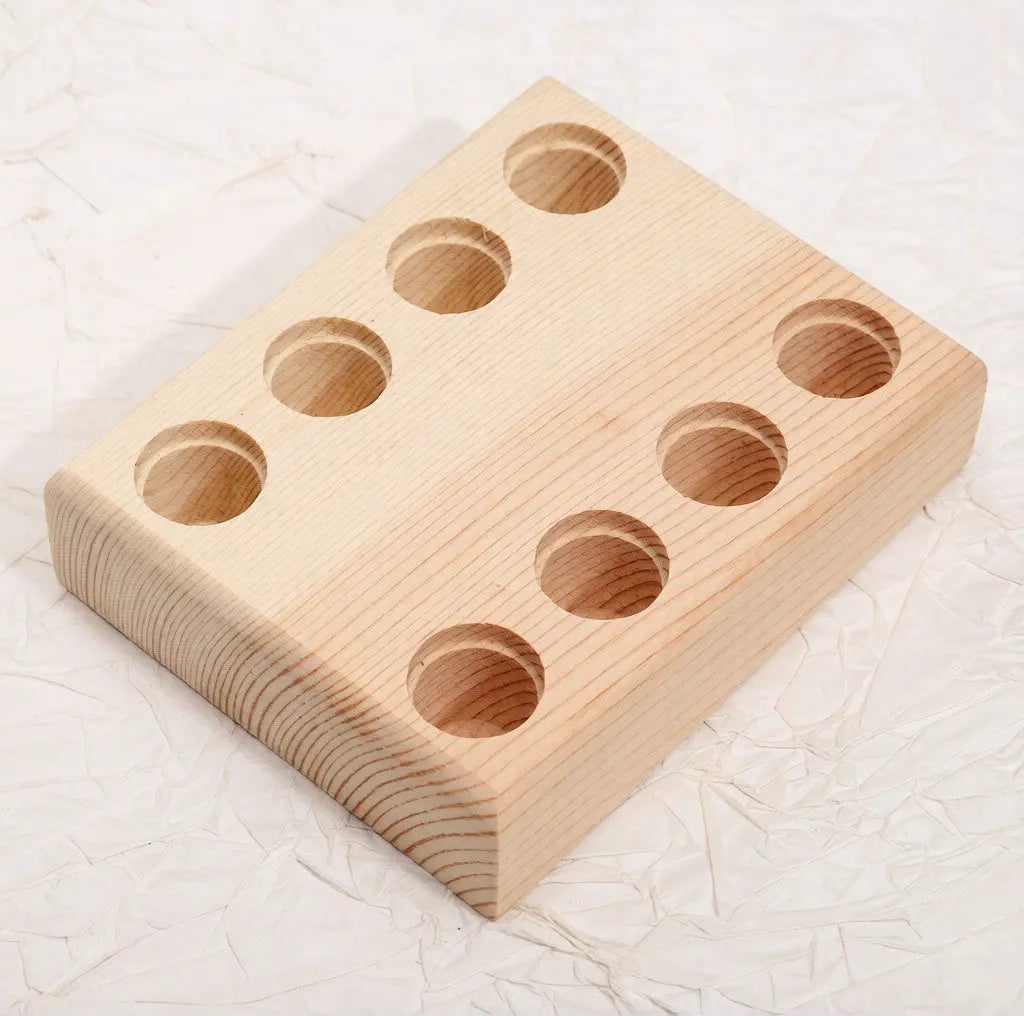 FS19007-8-Hole Wooden Pliers Storage Rack Zoe DIY Wholesale