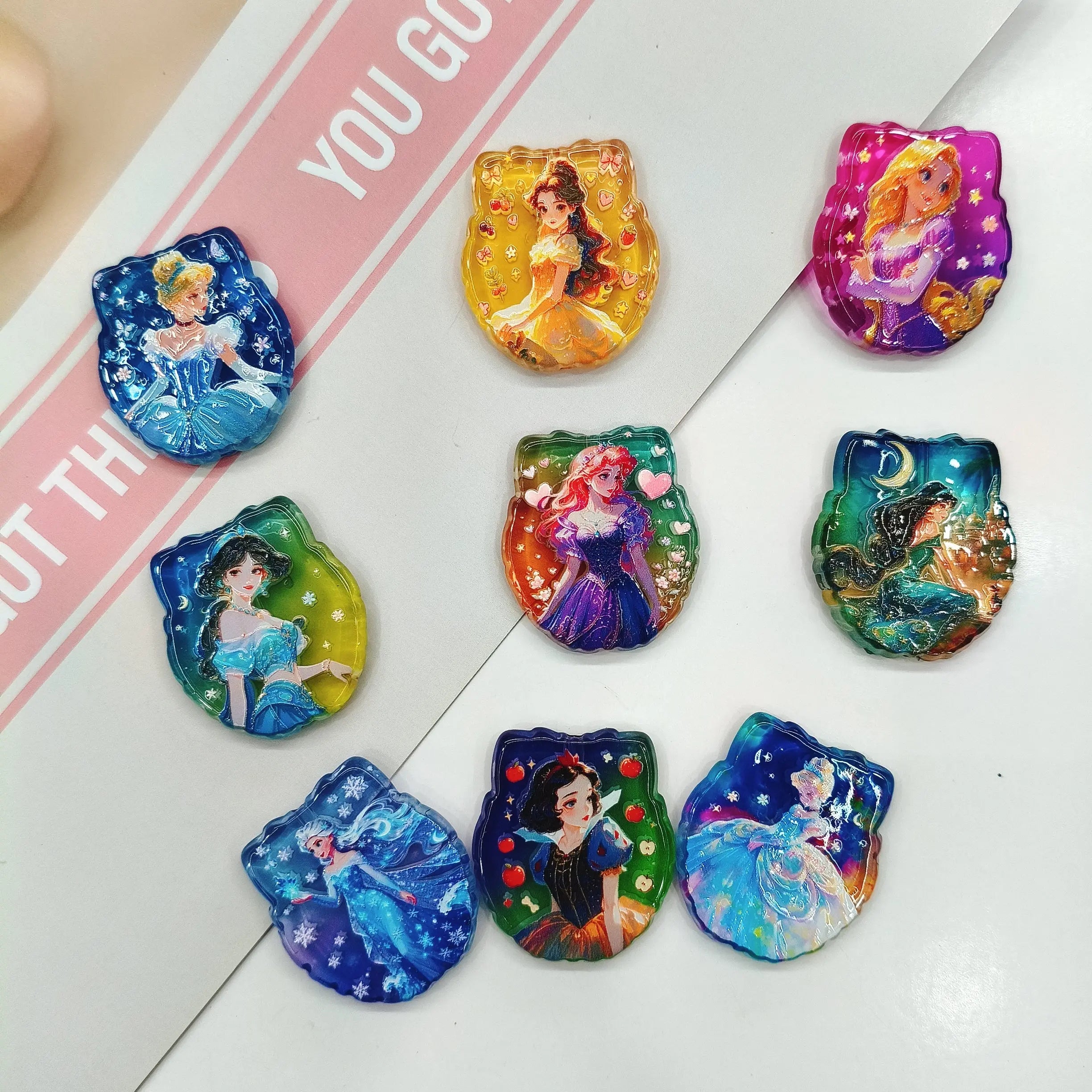 FS19009-Princess Acrylic Beads Zoe DIY Wholesale