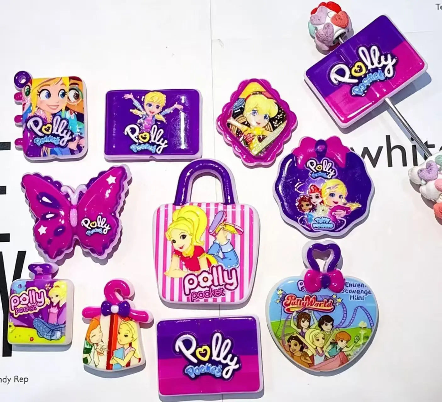 FS19014-Polly Pocket Acrylic Beads Zoe DIY Wholesale