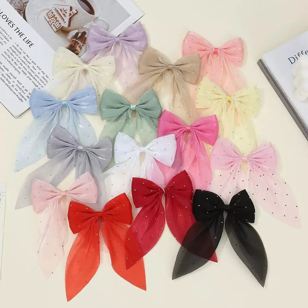 FS19031-About 10×15cm Farbic Bow Zoe DIY Wholesale