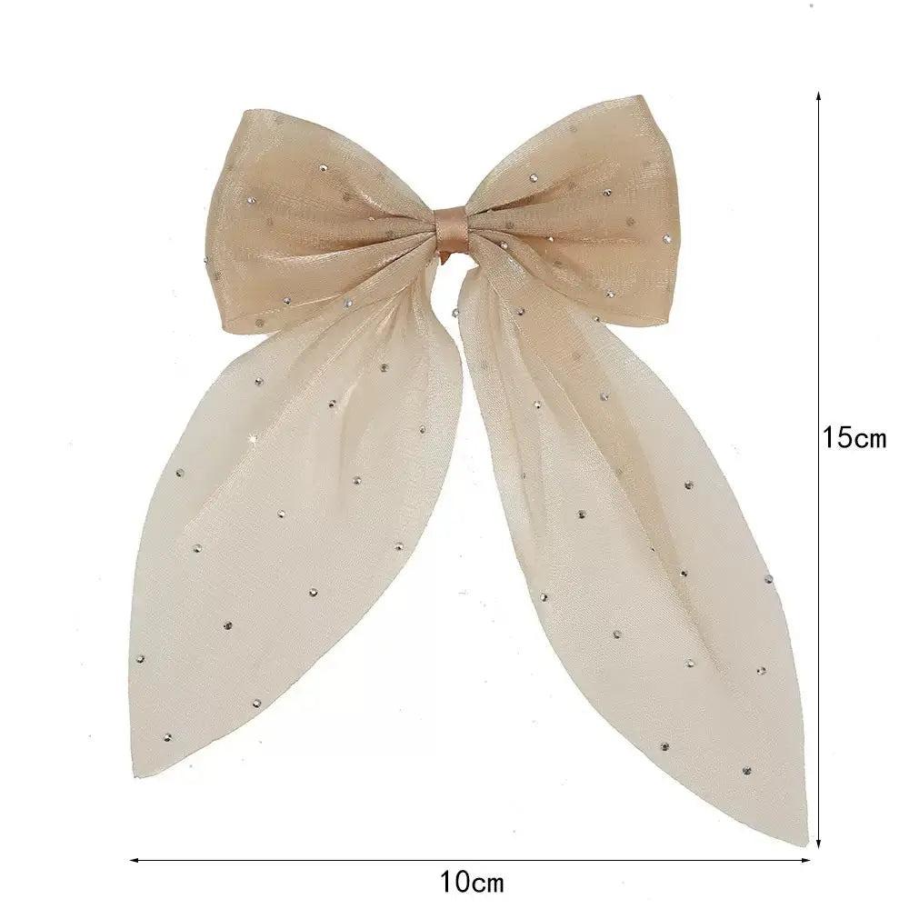 FS19031-About 10×15cm Farbic Bow Zoe DIY Wholesale