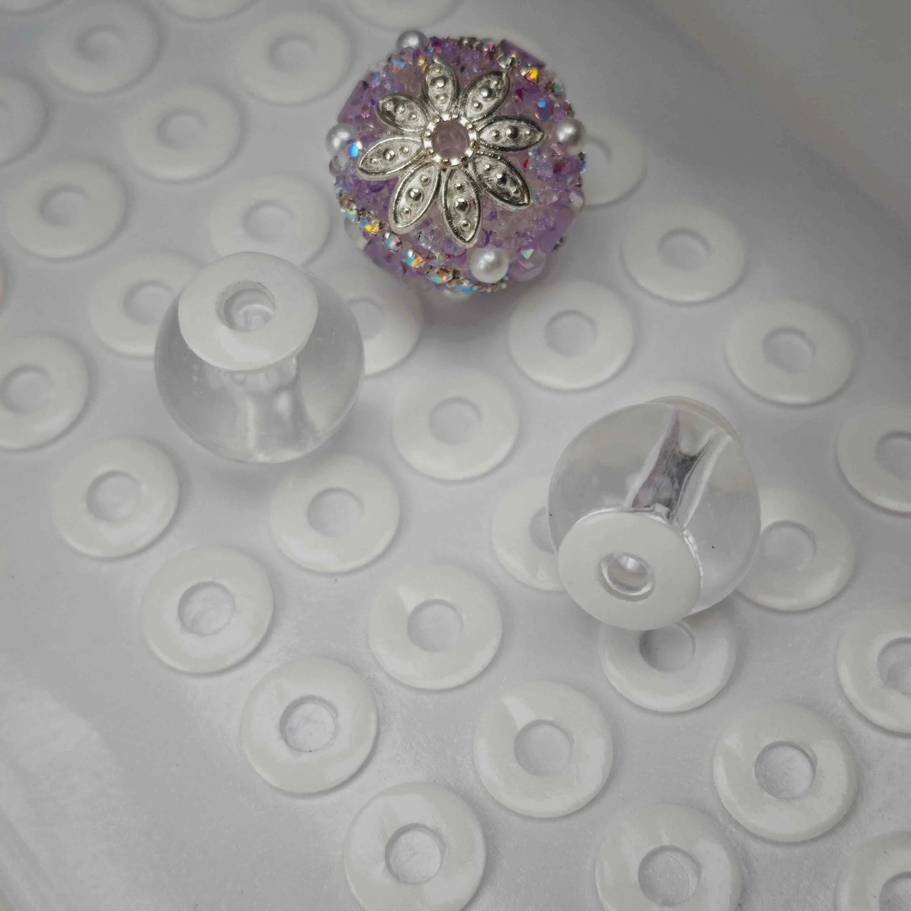 FS19103-10mm Round, With Middle Hole:4mm Circle Tape For Making Sugar Beads Zoe DIY Wholesale