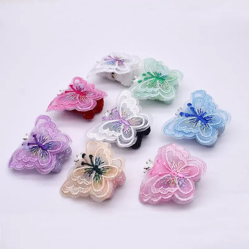 FS191355-About 40mm*46mm Butterfly Wing Bear Sugar Acrylic Beads For Making Beadable Pens Keychain Zoe DIY Wholesale