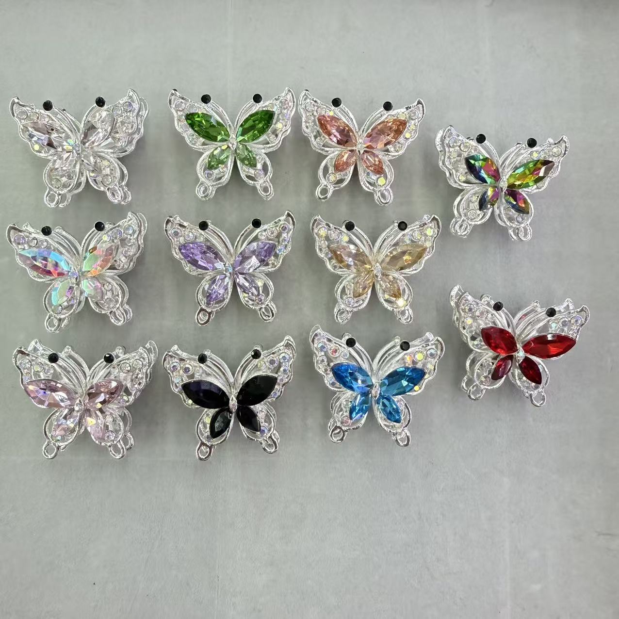 FS19145-About 36mm Butterfly Metal Charms Zoe DIY Wholesale