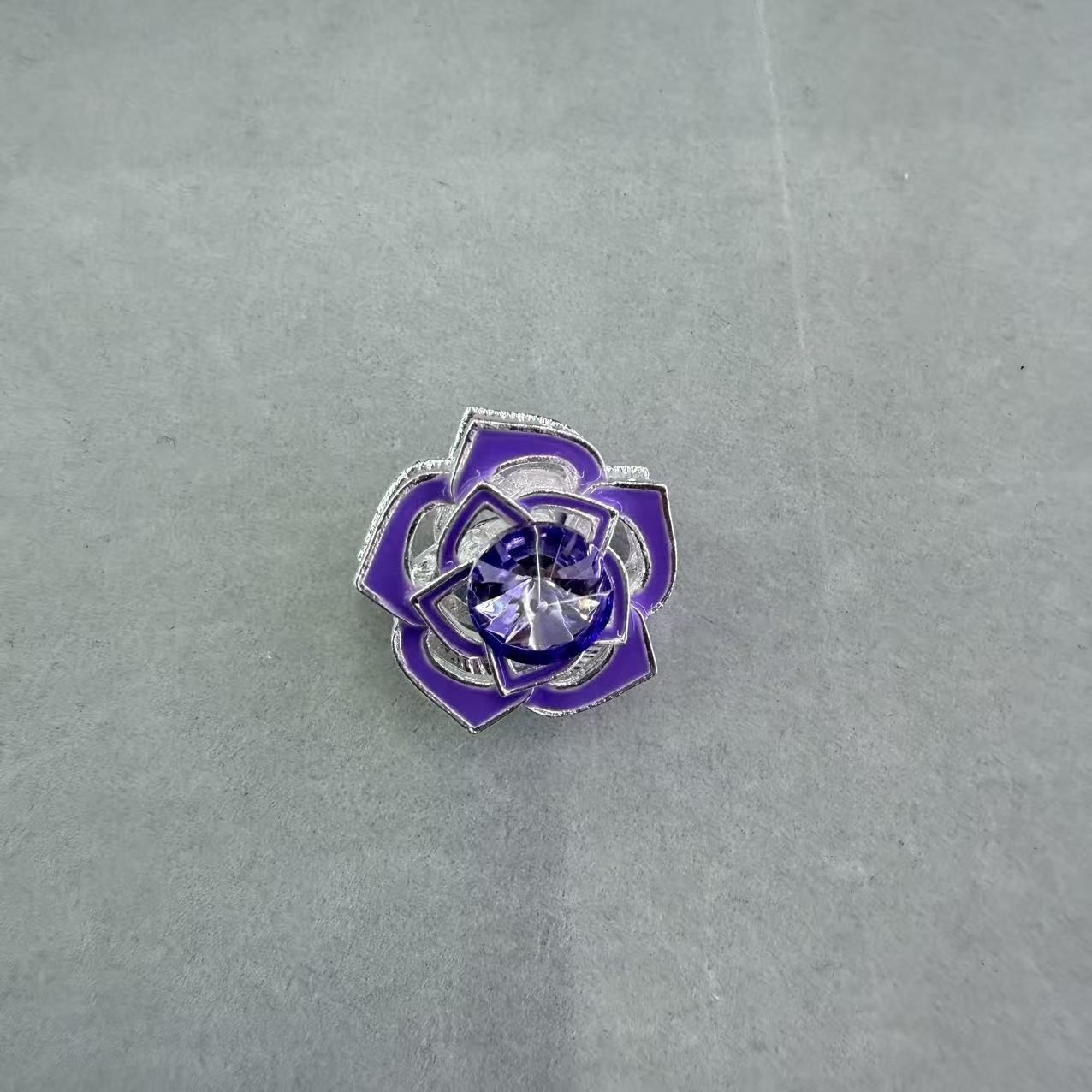 FS19146-About 22mm Flower Metal Charms Zoe DIY Wholesale