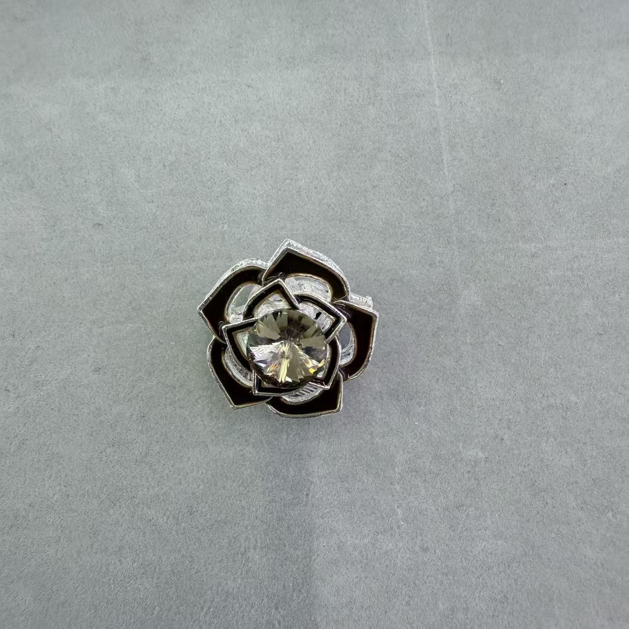 FS19146-About 22mm Flower Metal Charms Zoe DIY Wholesale
