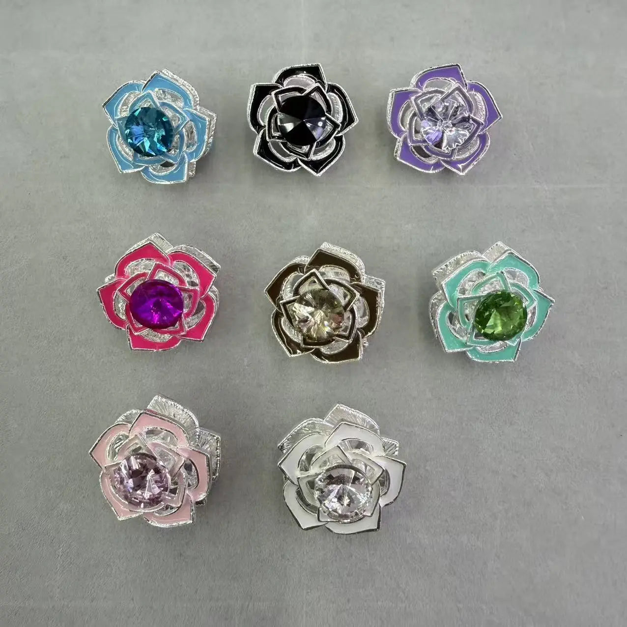 FS19146-About 22mm Flower Metal Charms