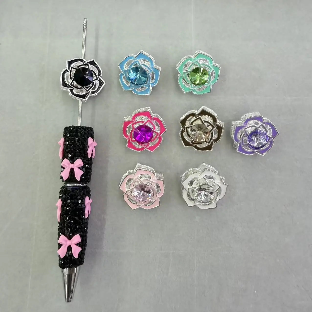 FS19146-About 22mm Flower Metal Charms