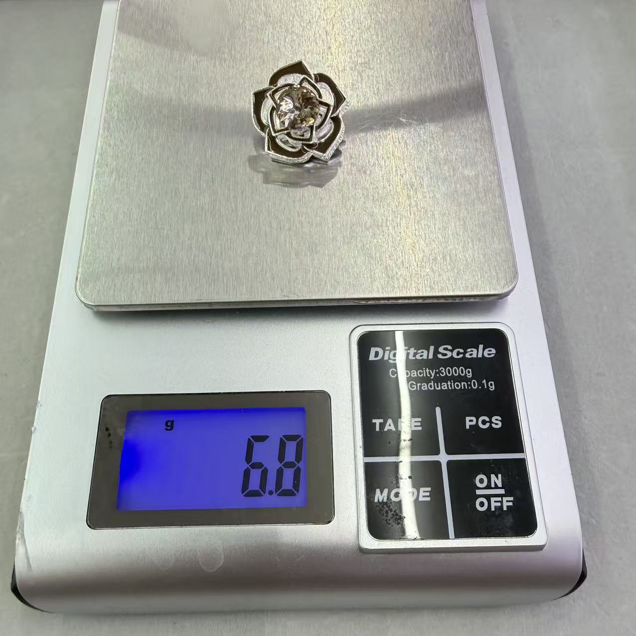 FS19146-About 22mm Flower Metal Charms Zoe DIY Wholesale