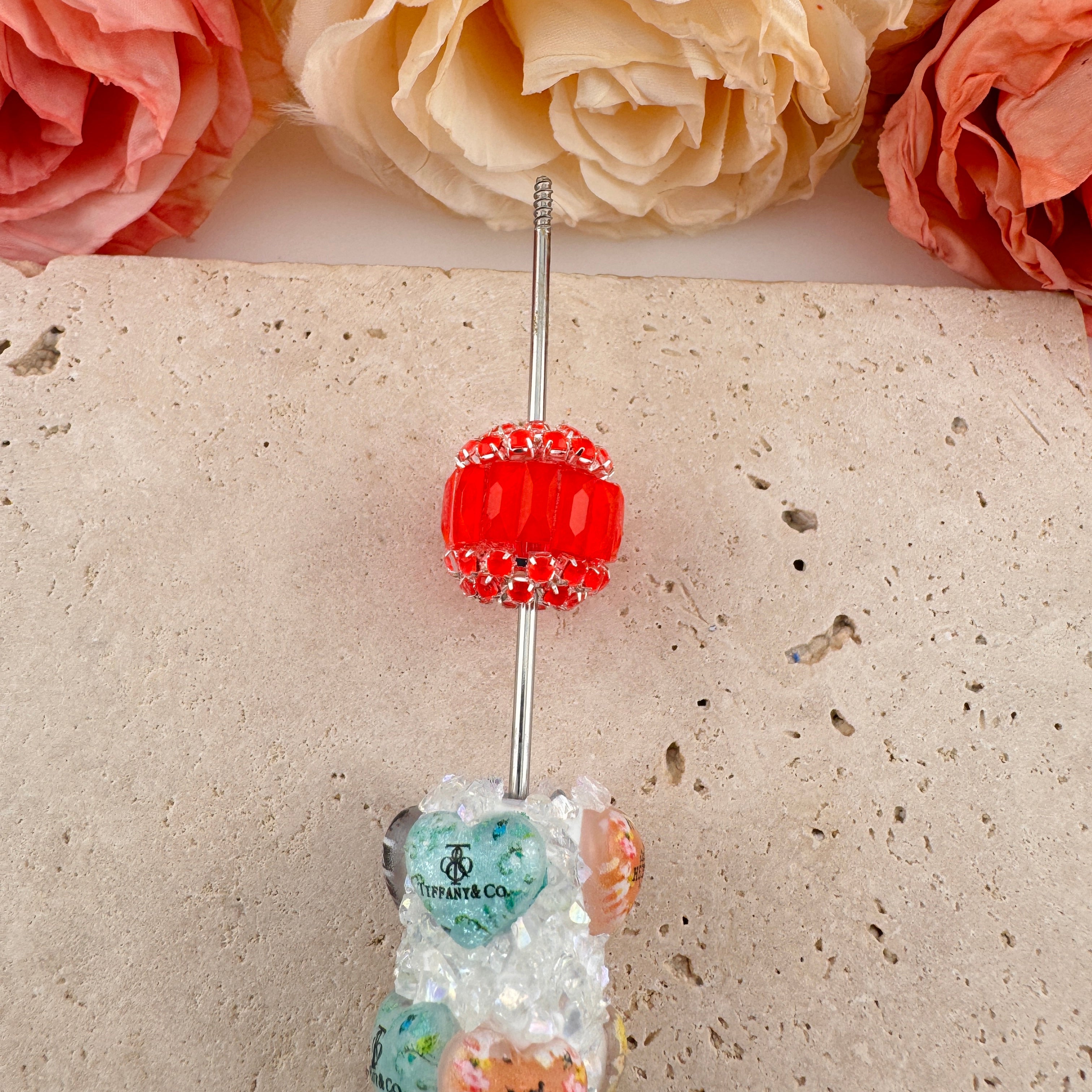 FS19147-About 16mm Fancy Beads For Beadable Pens Keychain Jewelry Making Zoe DIY Wholesale