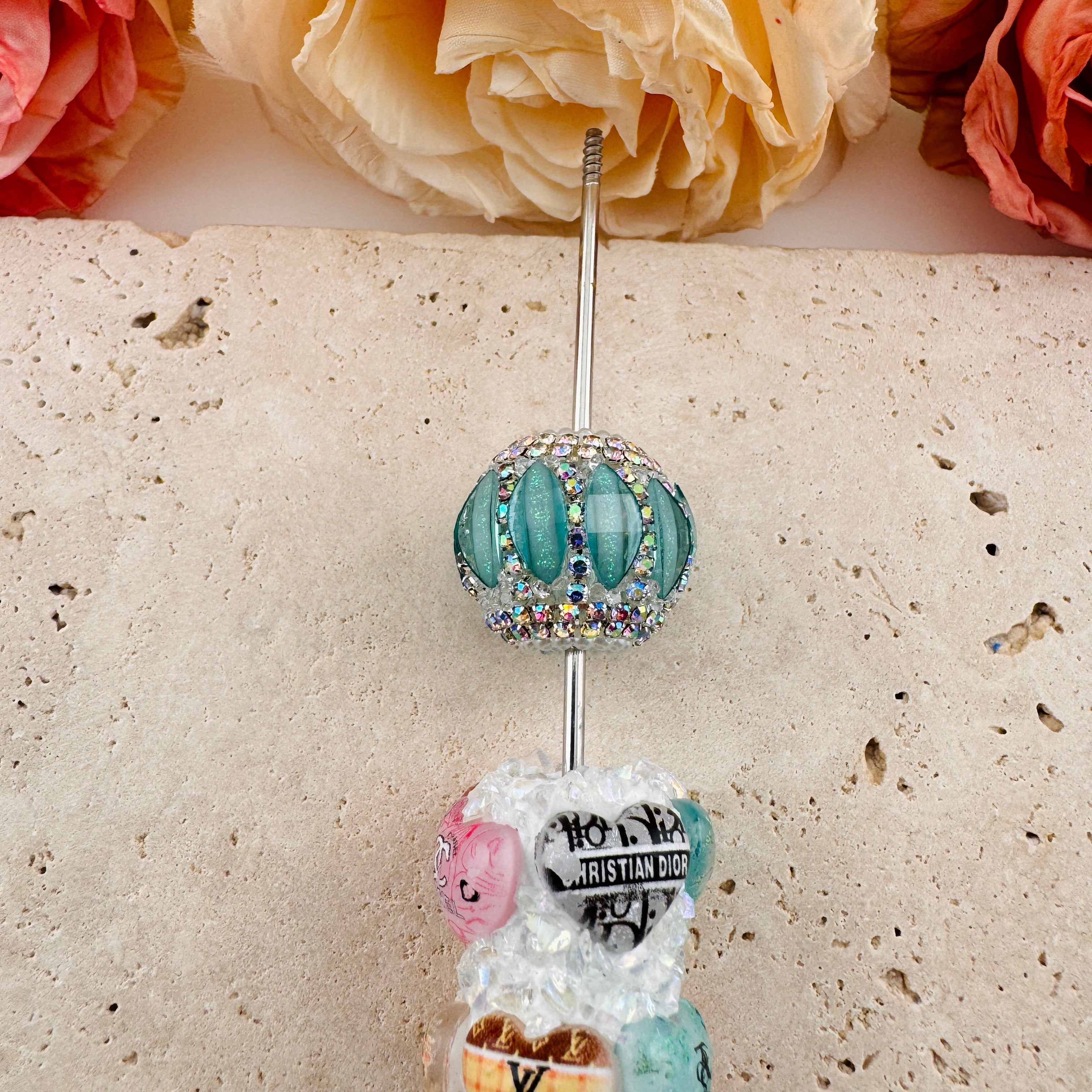 FS19148-About 20mm Latern Fancy Sugar Beads Zoe DIY Wholesale
