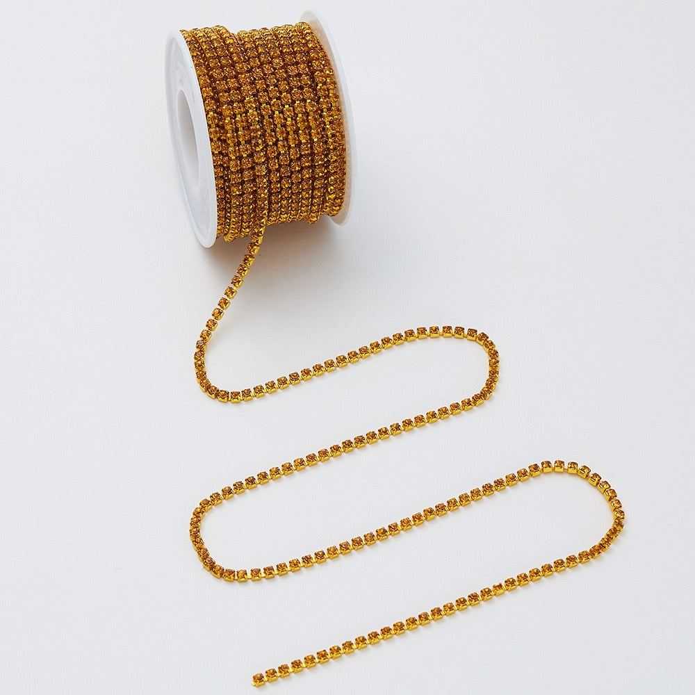 FS19154-9 Meters /Roll 2mm Color Chain Zoe DIY Wholesale