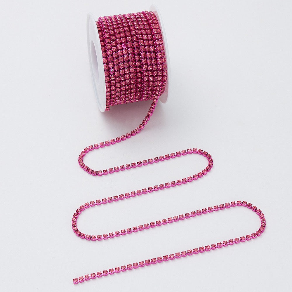 FS19154-9 Meters /Roll 2mm Color Chain Zoe DIY Wholesale