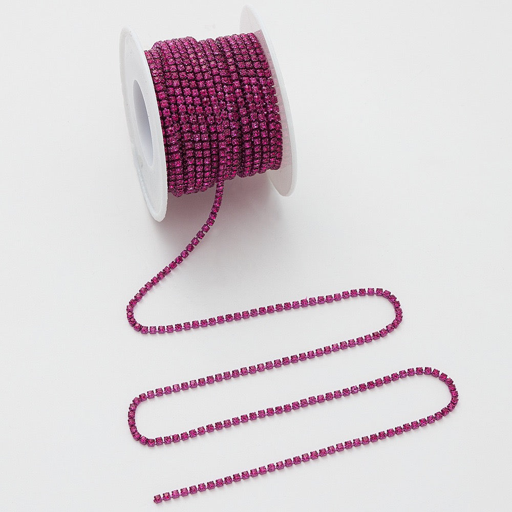 FS19154-9 Meters /Roll 2mm Color Chain Zoe DIY Wholesale