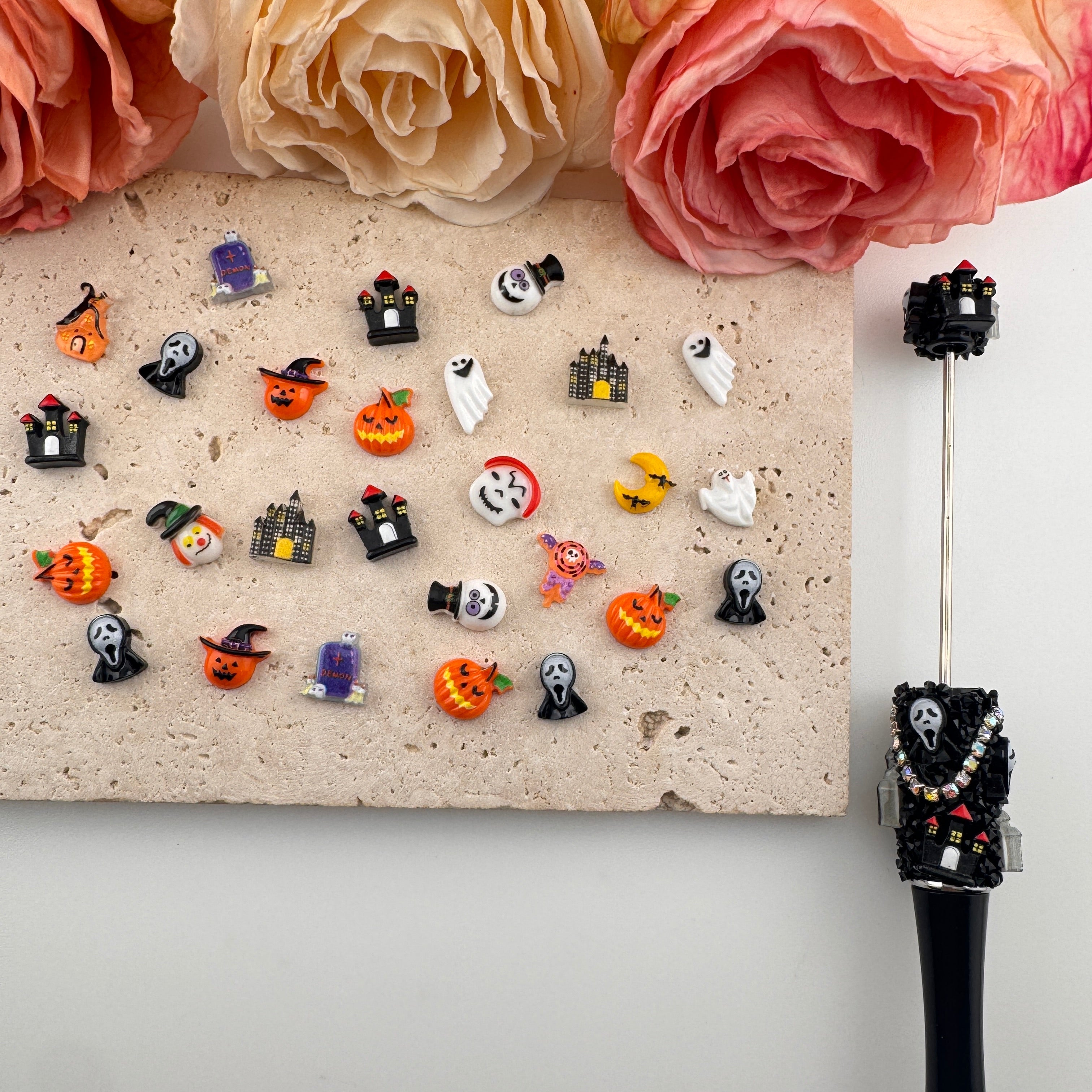 FS1917-Random Mixed Halloween Nail Charms Zoe DIY Wholesale