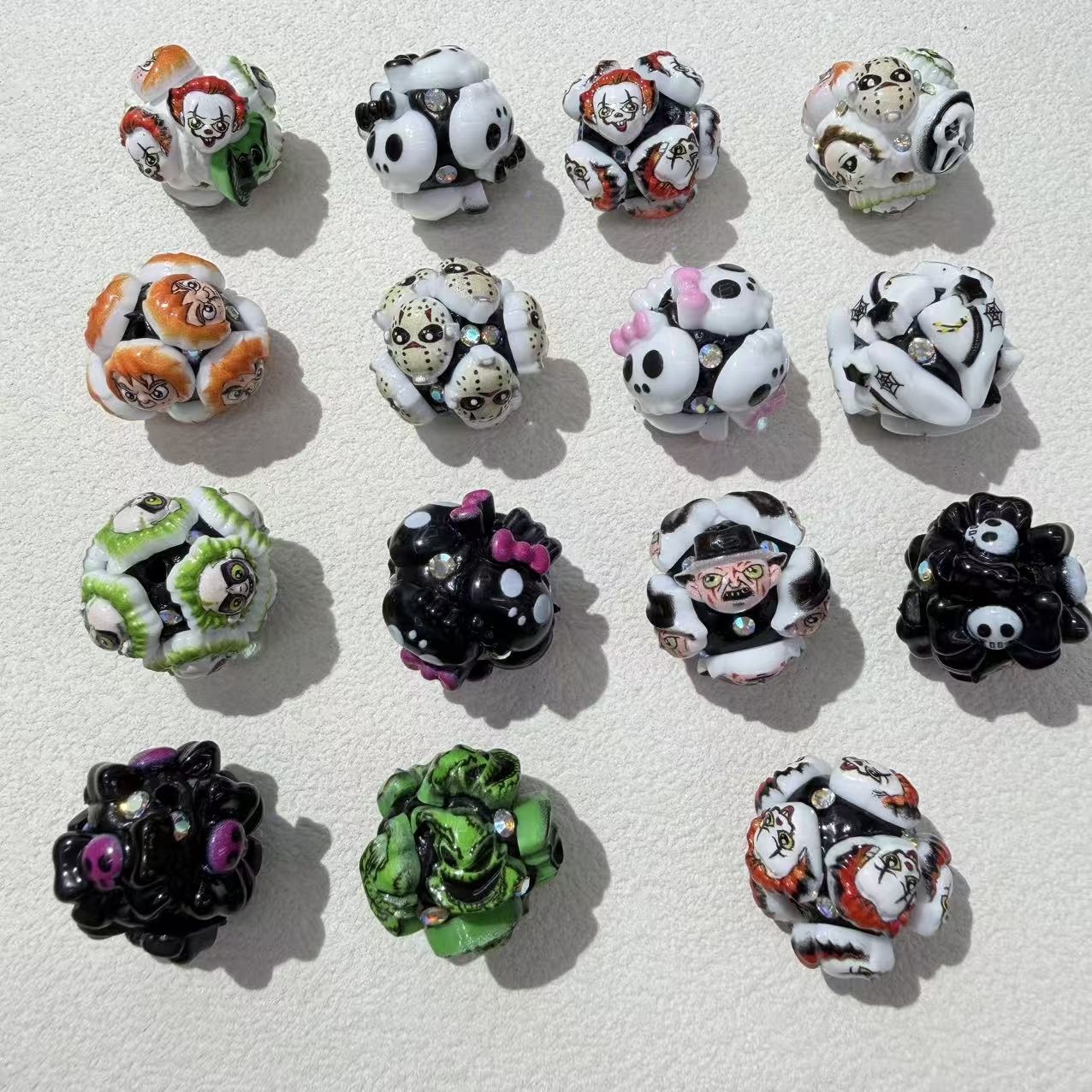 FS19185-About 22cm Halloween Horrible Beads Zoe DIY Wholesale
