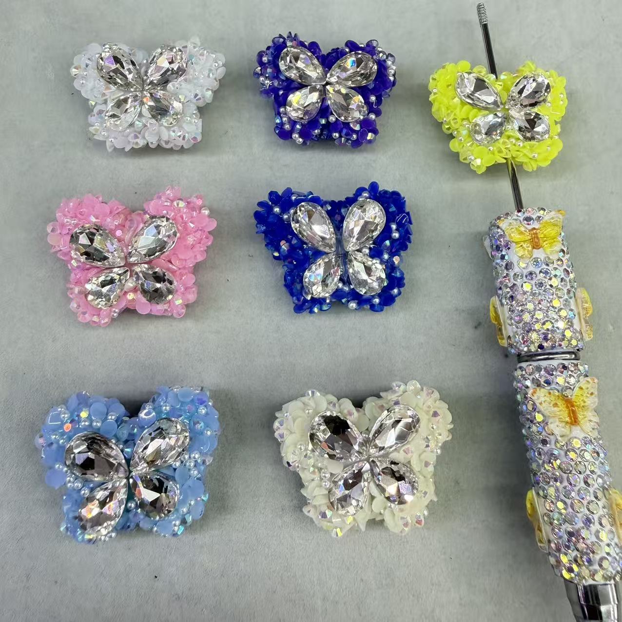 FS19204-About 31*25mm Fancy Butterfly Beads Zoe DIY Wholesale