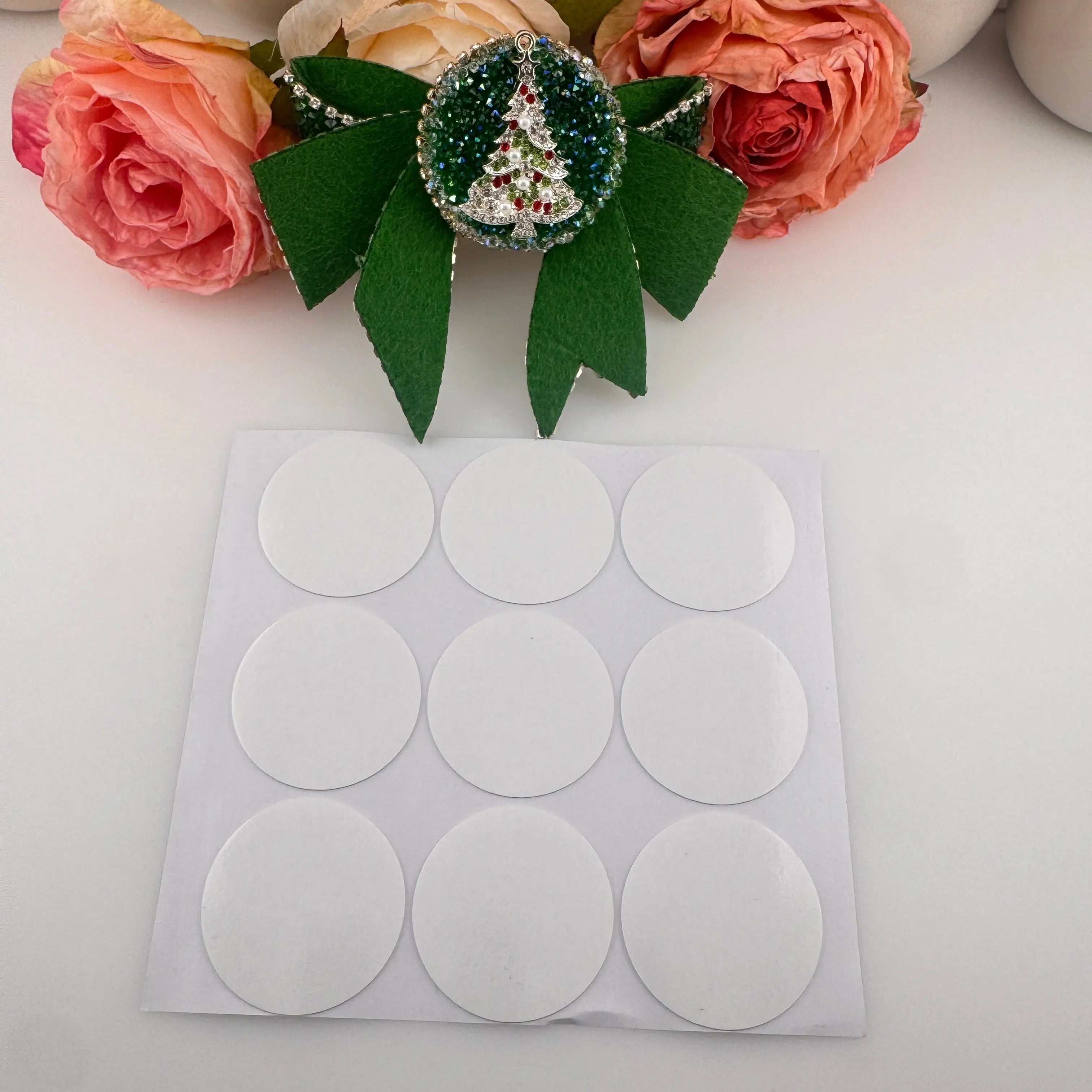 FS19222-About 40mm Round Plate Nano Tape For Making Fancy Beads Zoe DIY Wholesale