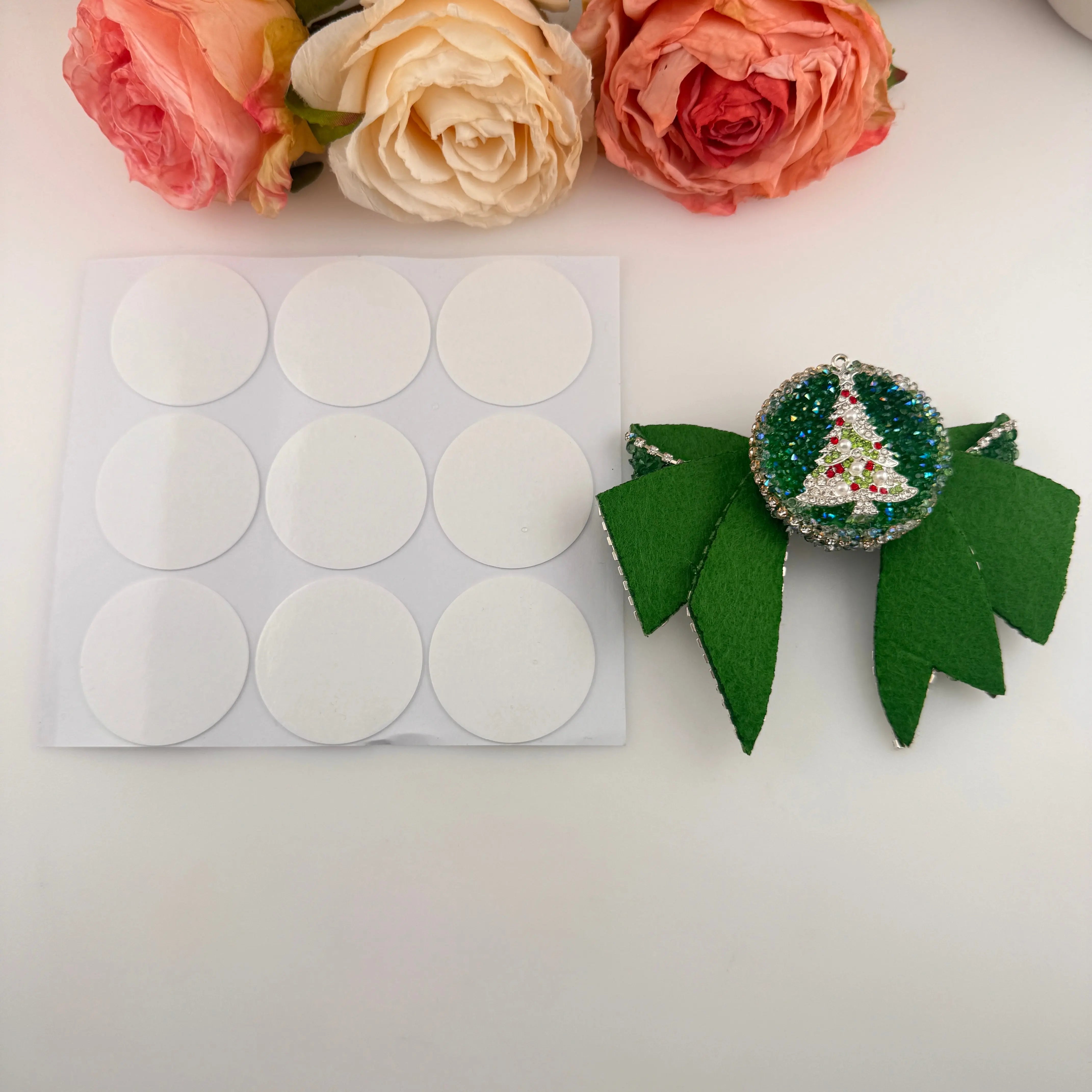 FS19222-About 40mm Round Plate Nano Tape For Making Fancy Beads Zoe DIY Wholesale