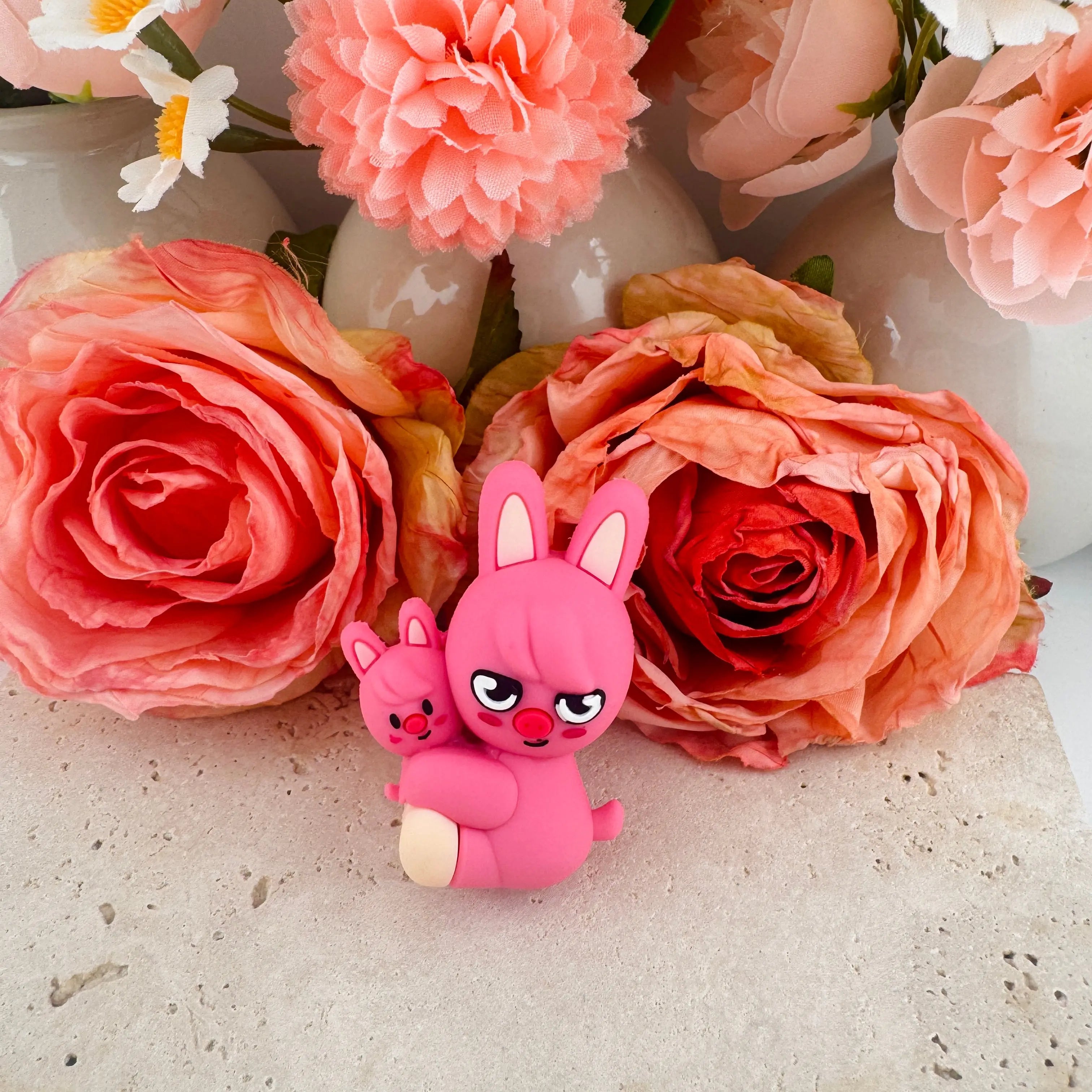 FS19238-Cute Animals Silicone Pen Topper Zoe DIY Wholesale