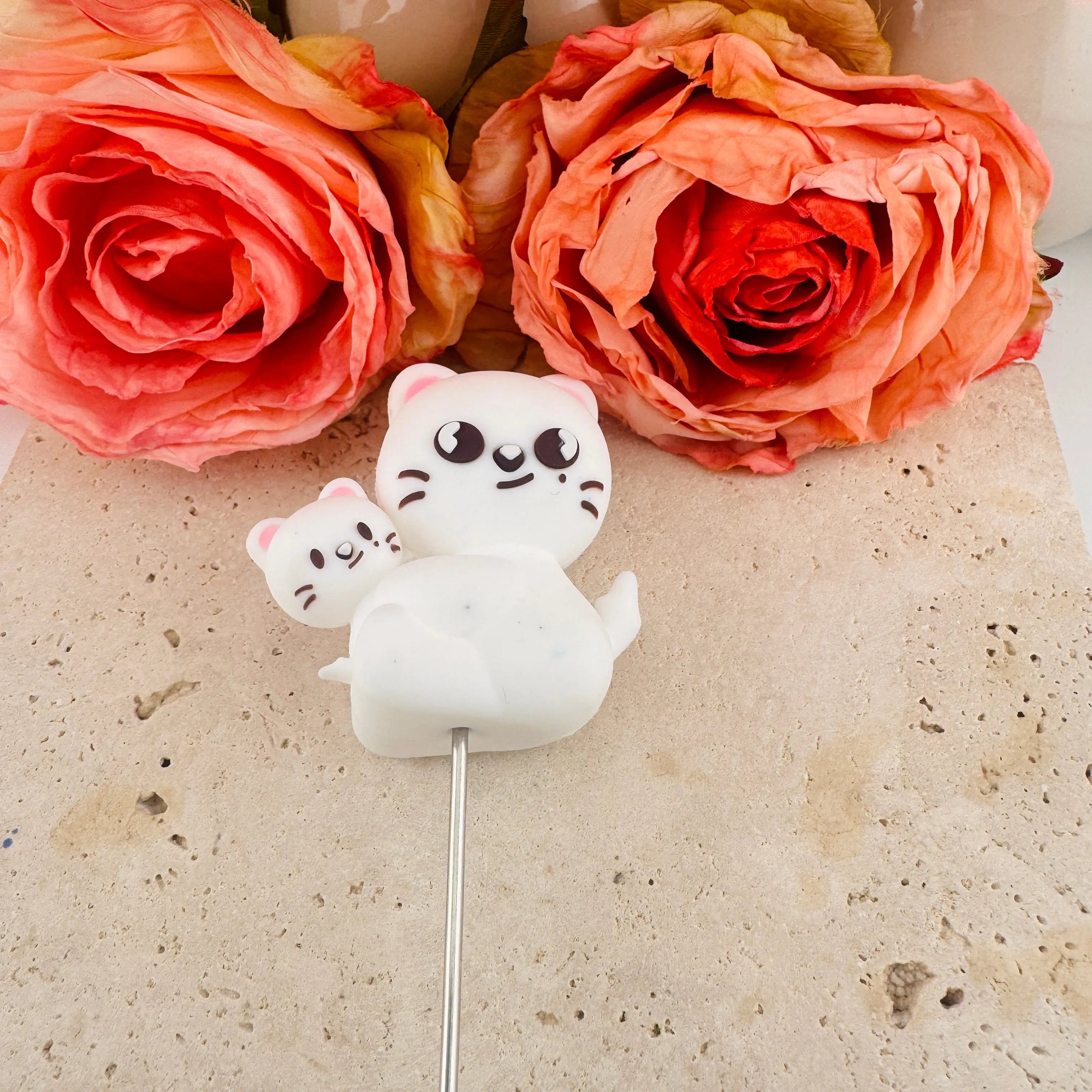 FS19238-Cute Animals Silicone Pen Topper Zoe DIY Wholesale