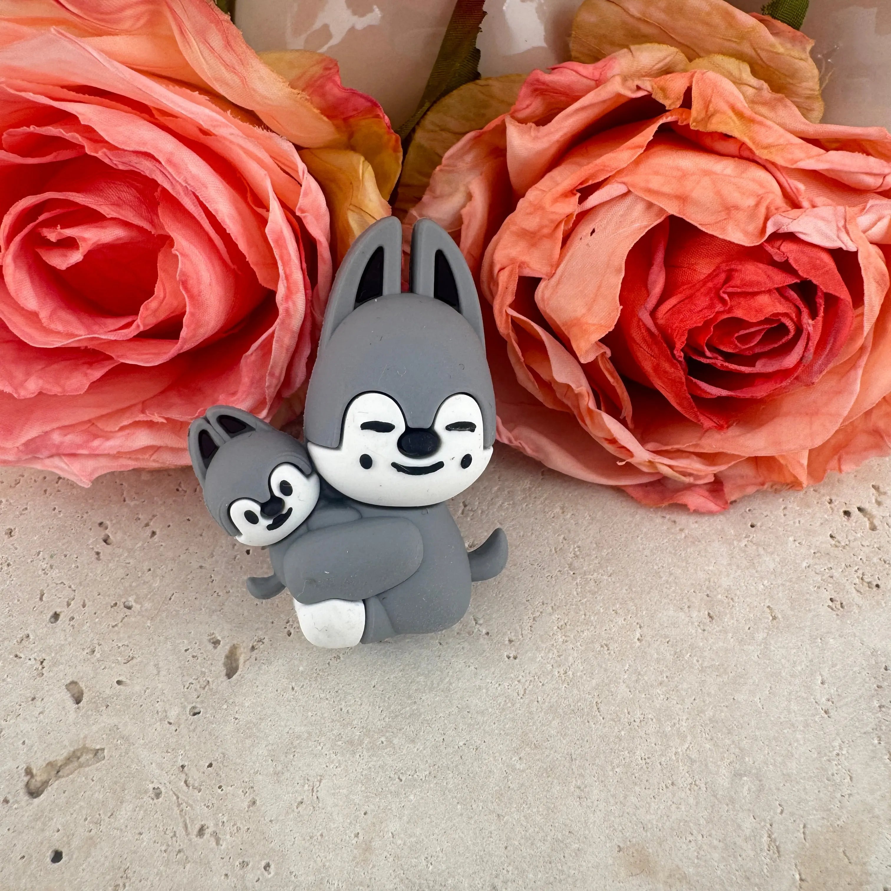 FS19238-Cute Animals Silicone Pen Topper Zoe DIY Wholesale