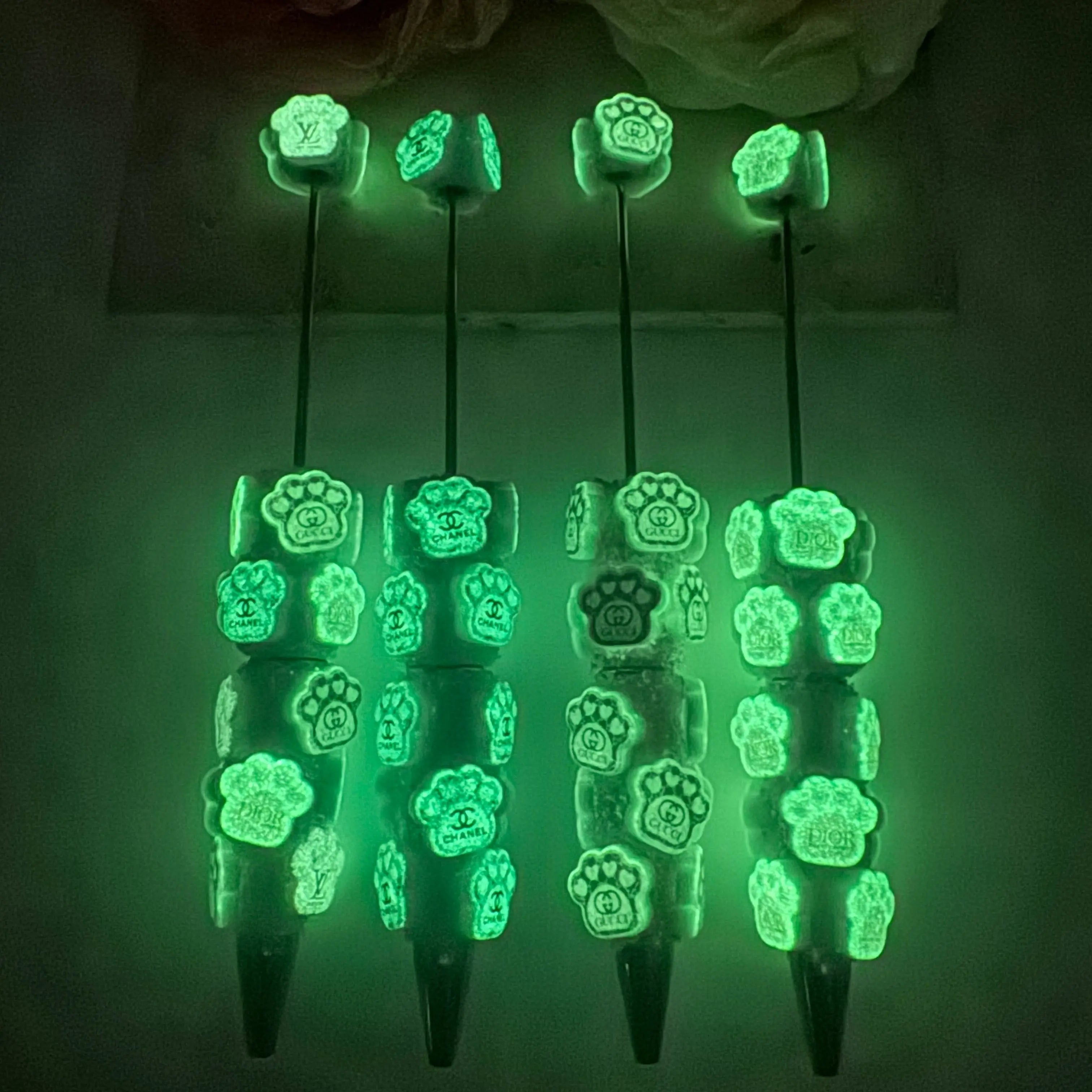 FS19241-Luminous Designer Sugar Clay Beadable Pens Zoe DIY Wholesale