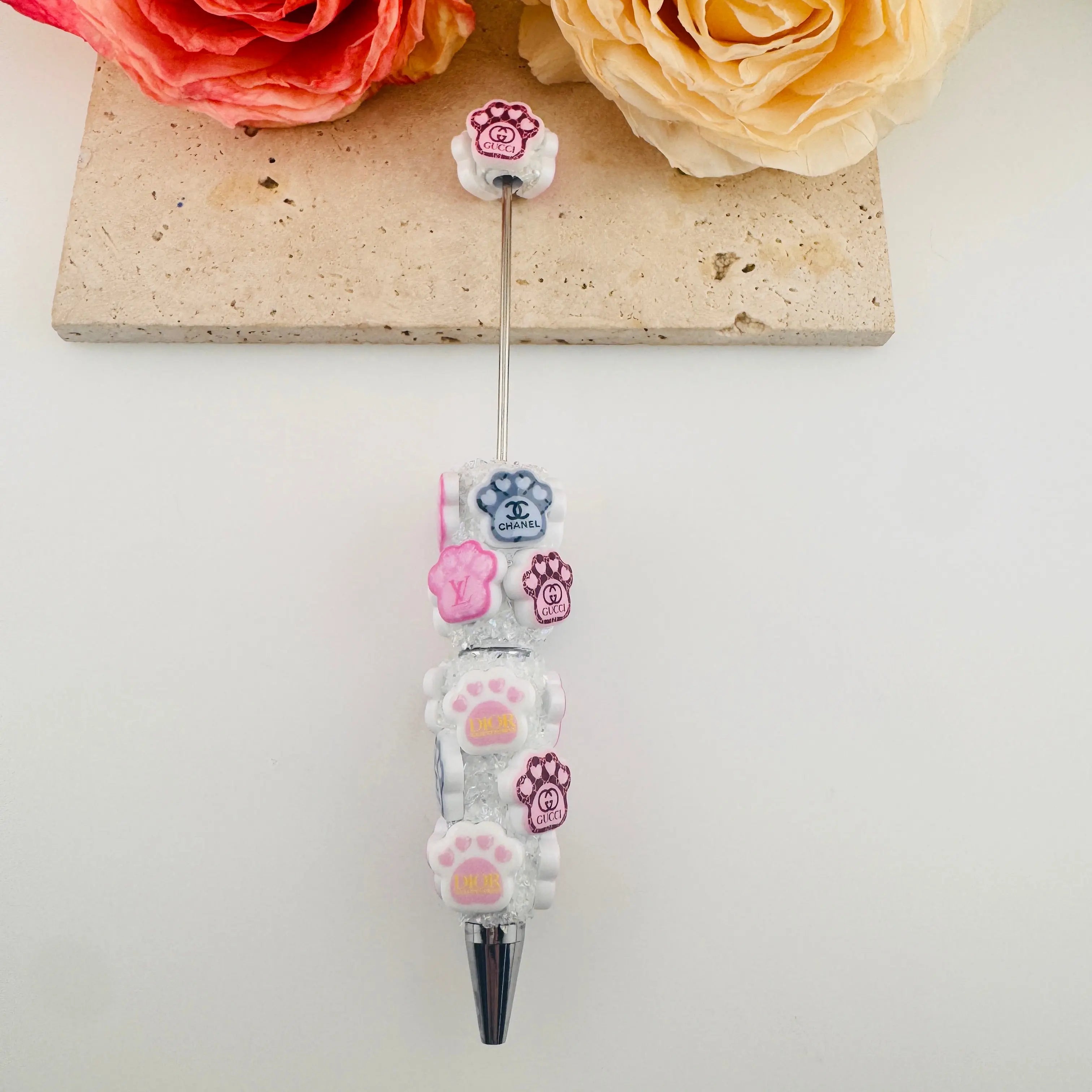 FS19241-Luminous Designer Sugar Clay Beadable Pens Zoe DIY Wholesale