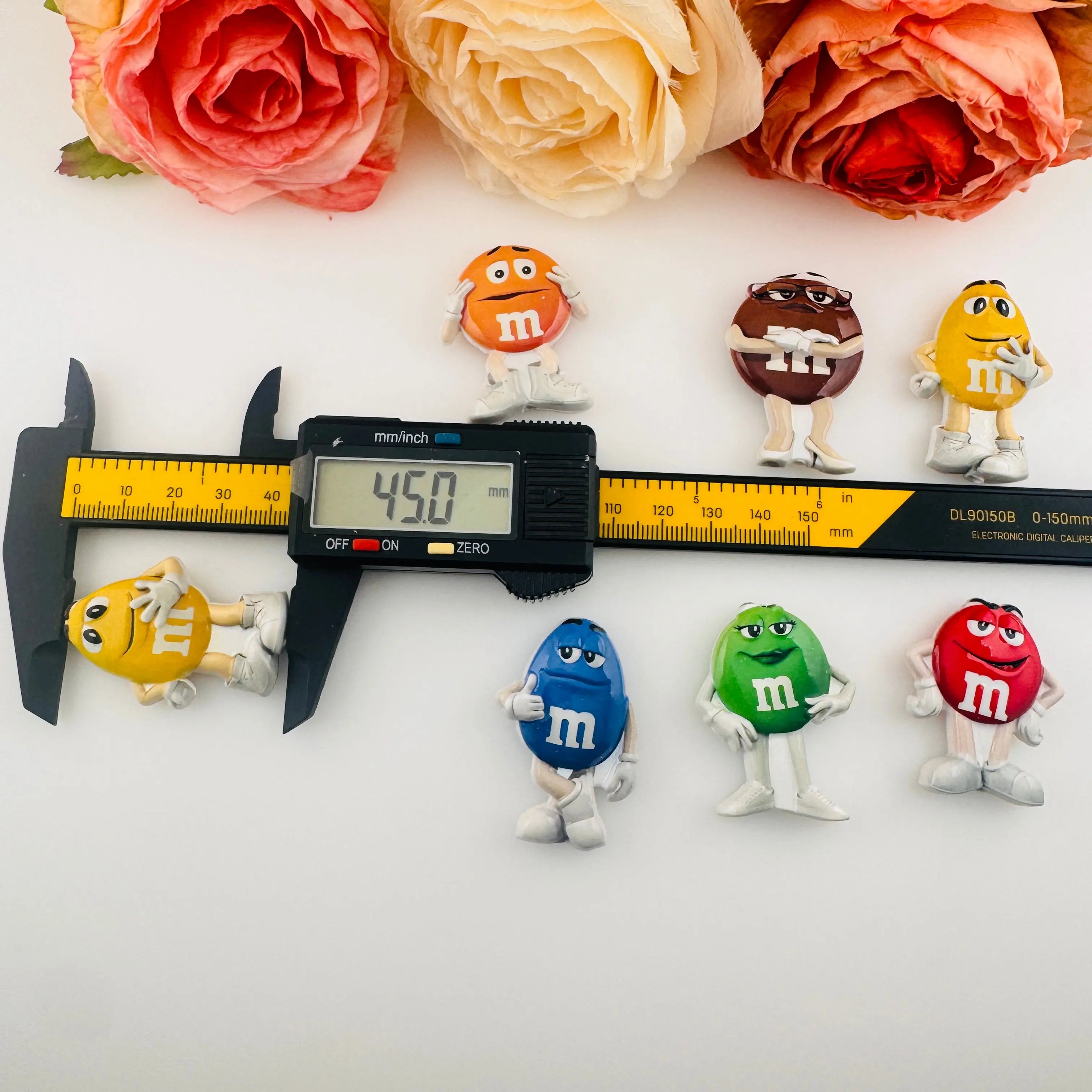 FS19243-About 30×45mm M&M Resin Beads Zoe DIY Wholesale