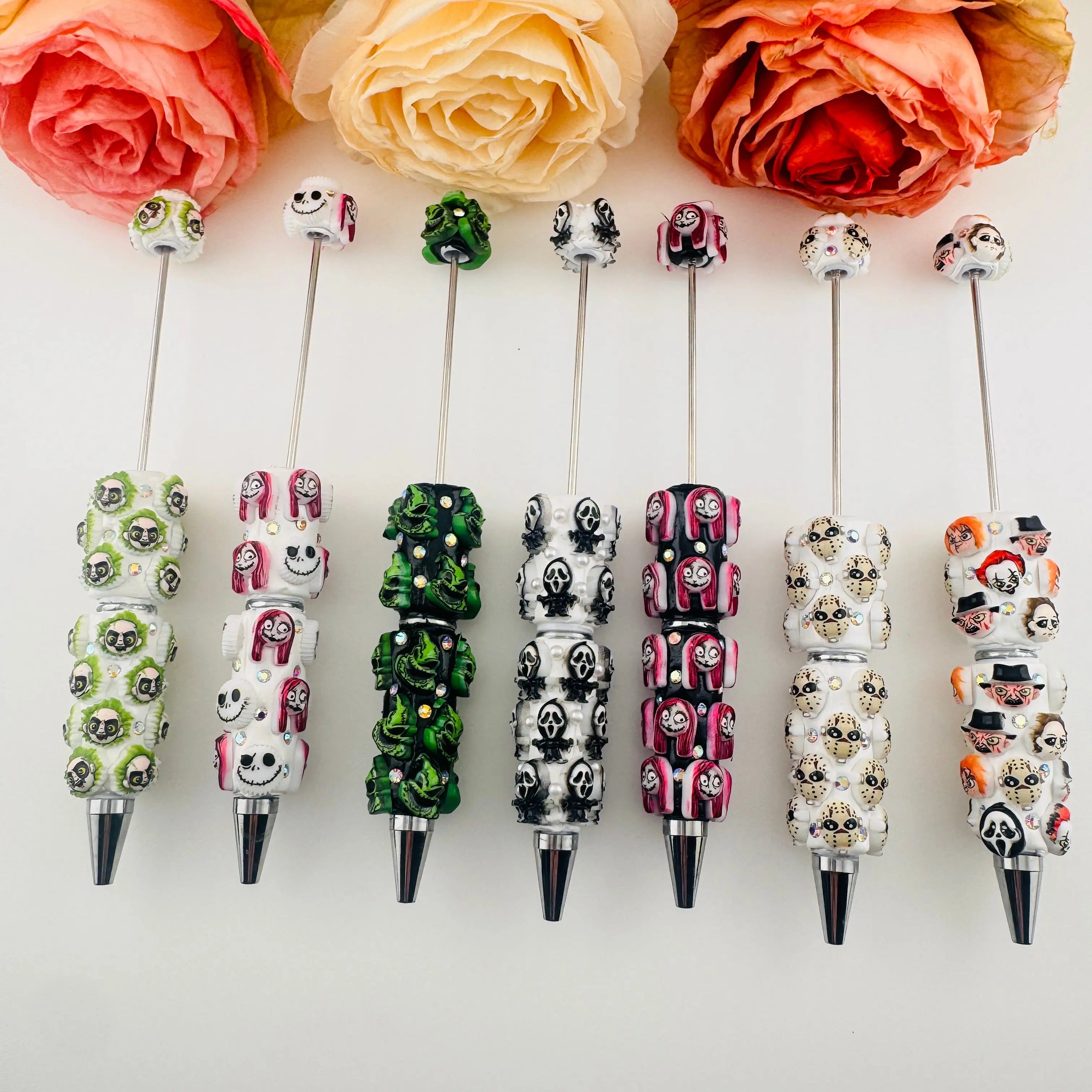 FS19245-Halloween Beadable Clay Pens Zoe DIY Wholesale