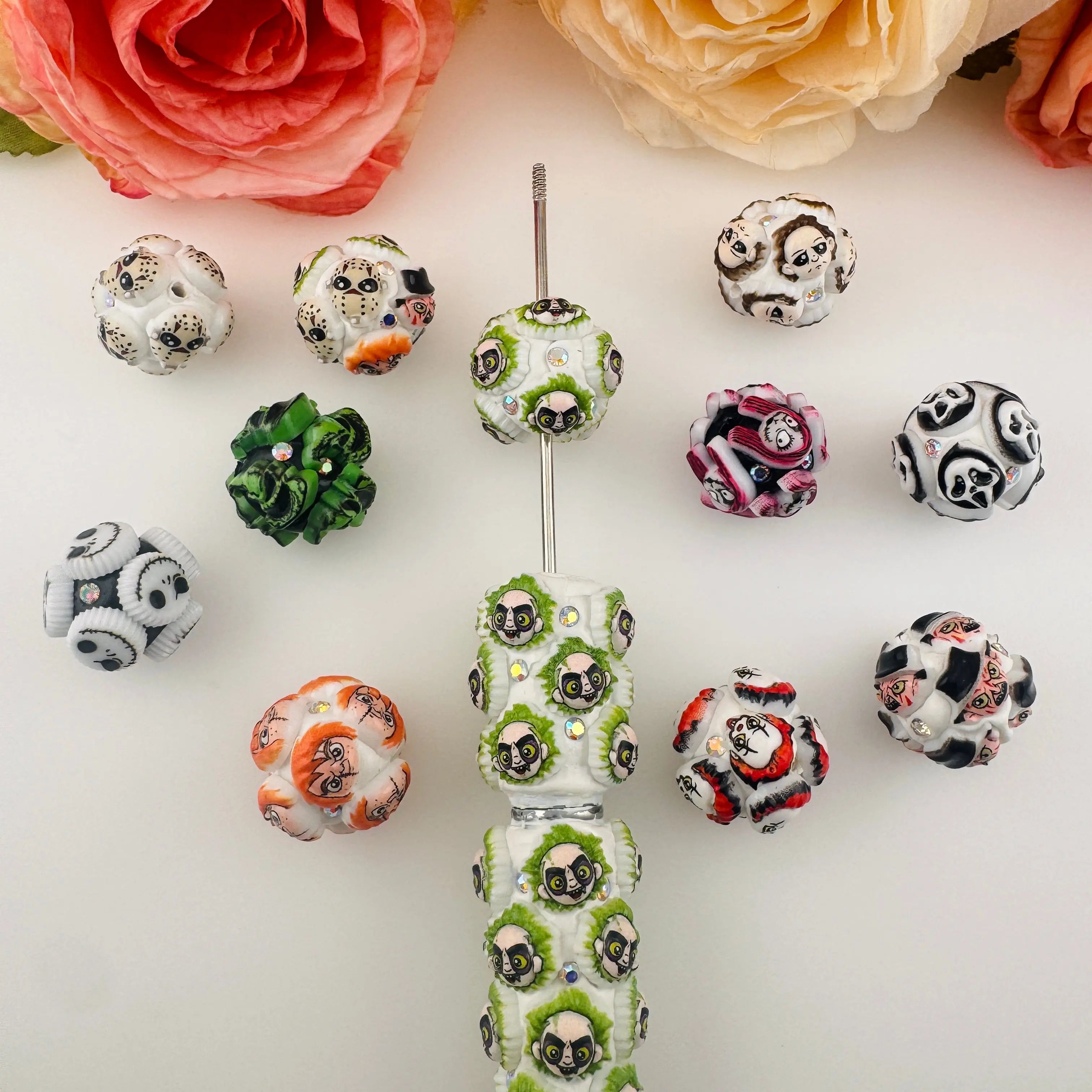 FS19246-About 20mm Halloween Clay Beads Zoe DIY Wholesale