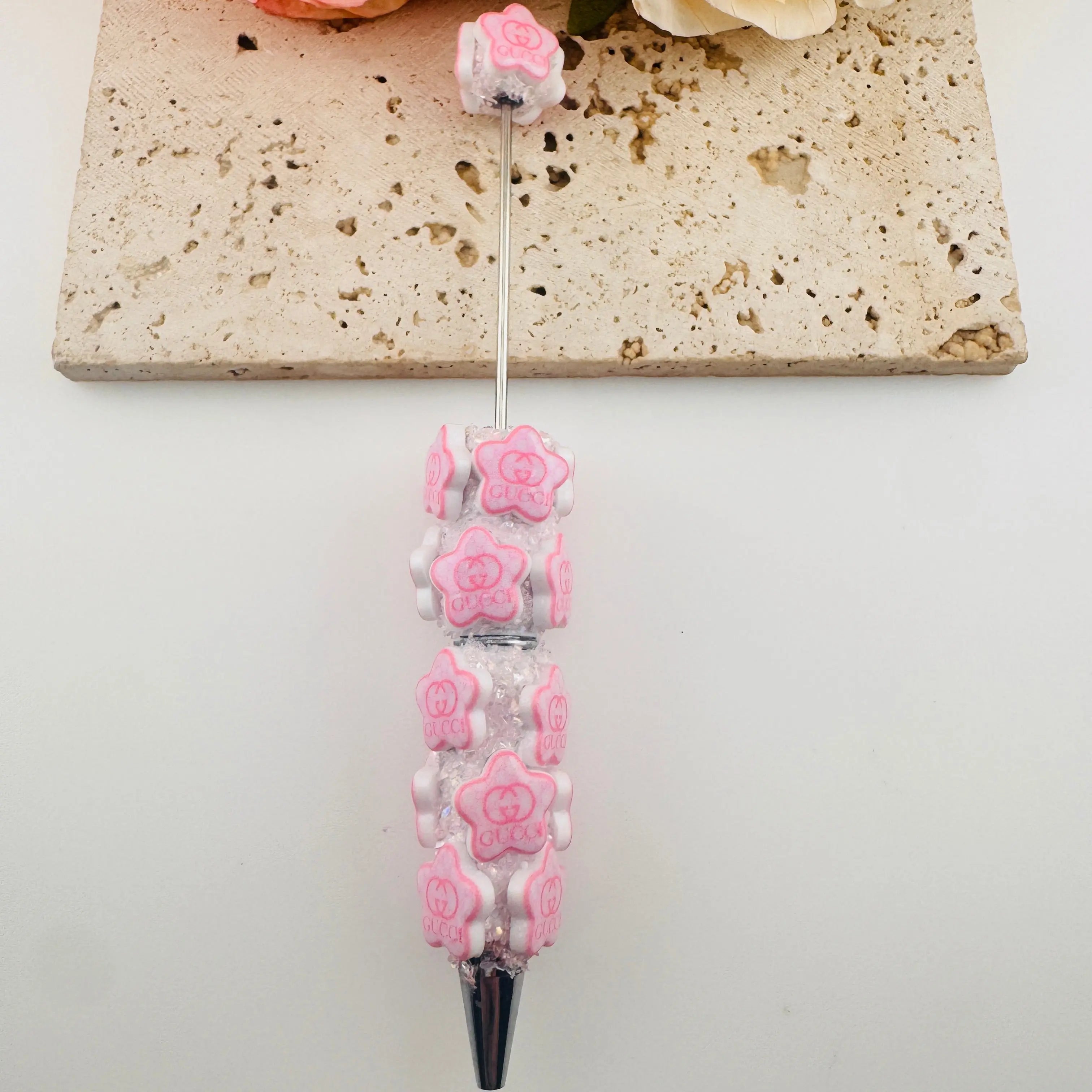 FS19424-Luminous Design Star Sugar Clay Beadable Pens Zoe DIY Wholesale